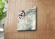 Tela Decorativa Multicolor 45x45 cm em Camurça 100% com Moldura de Madeira (3 cm) – 4545K-97 | 249CVT1207