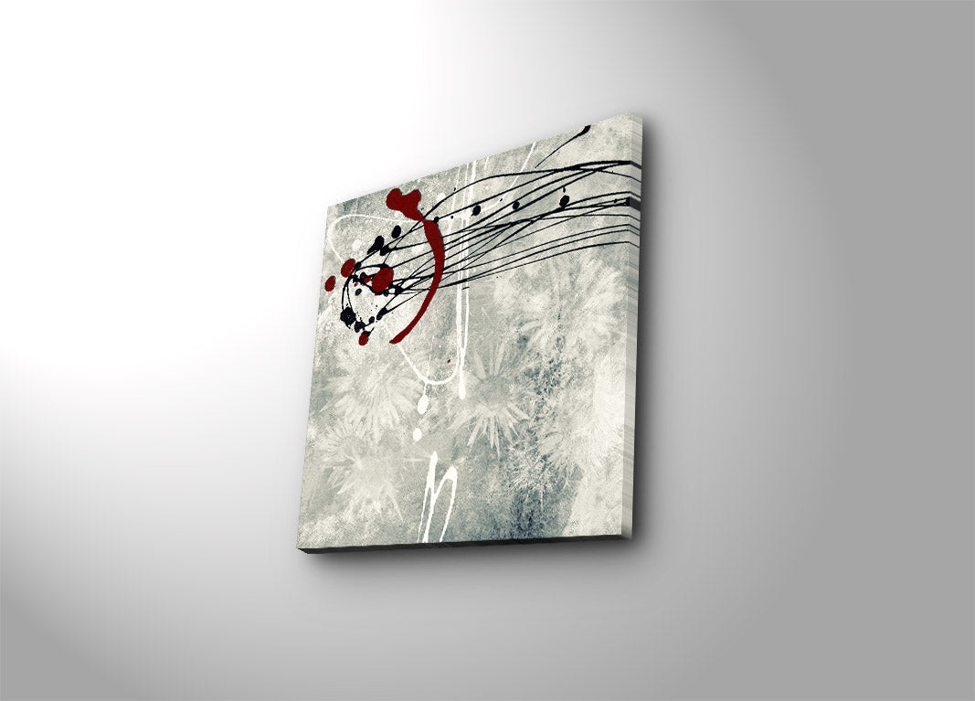 Tela Decorativa Multicolor 45x45 cm em Camurça 100% com Moldura de Madeira (3 cm) – 4545K-97 | 249CVT1207