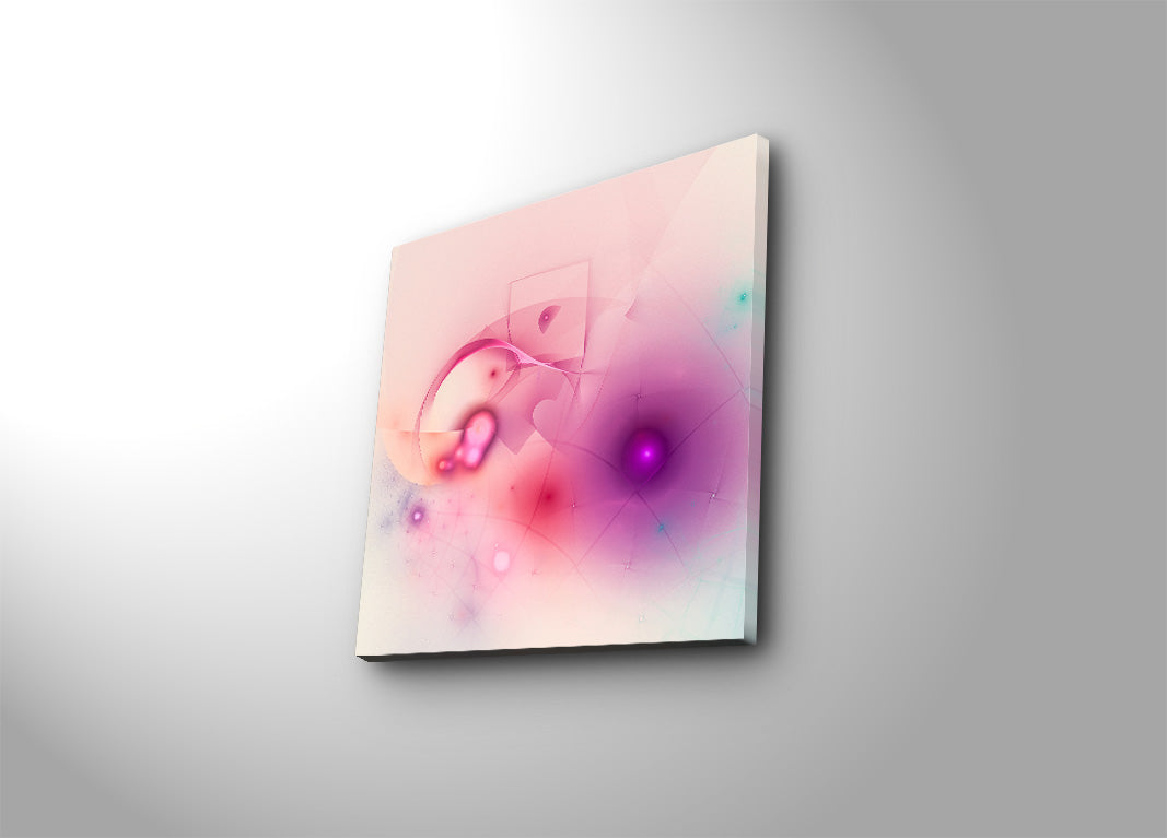 Tela Decorativa Multicolor 45x45 cm em Camurça Suede com Moldura 100% Madeira (3 cm) – 4545K-101