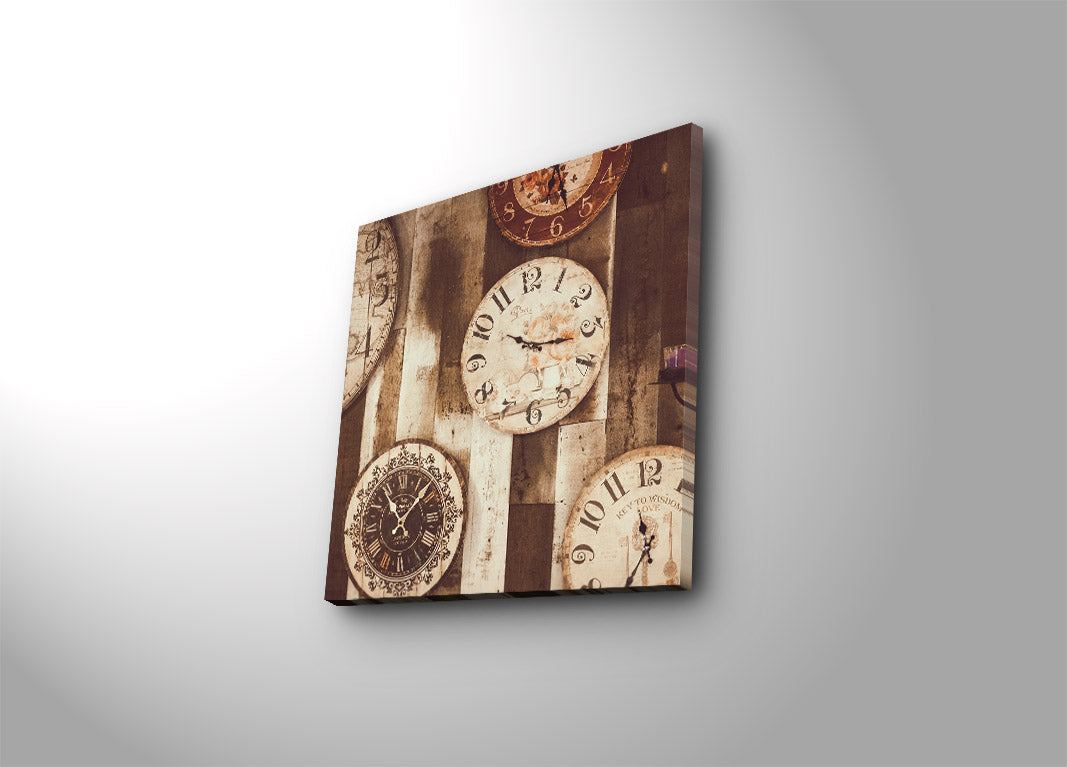 Tela Decorativa Multicolor 45x45 cm – 100% Camurça, Moldura de Madeira 3 cm – 4545K-109 (249CVT1219)