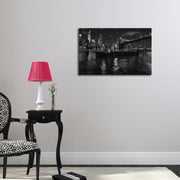 Tela Decorativa em Camurça 100% Multicolor 45 x 70 cm com Moldura de Madeira 3 cm – 4570BRC-4