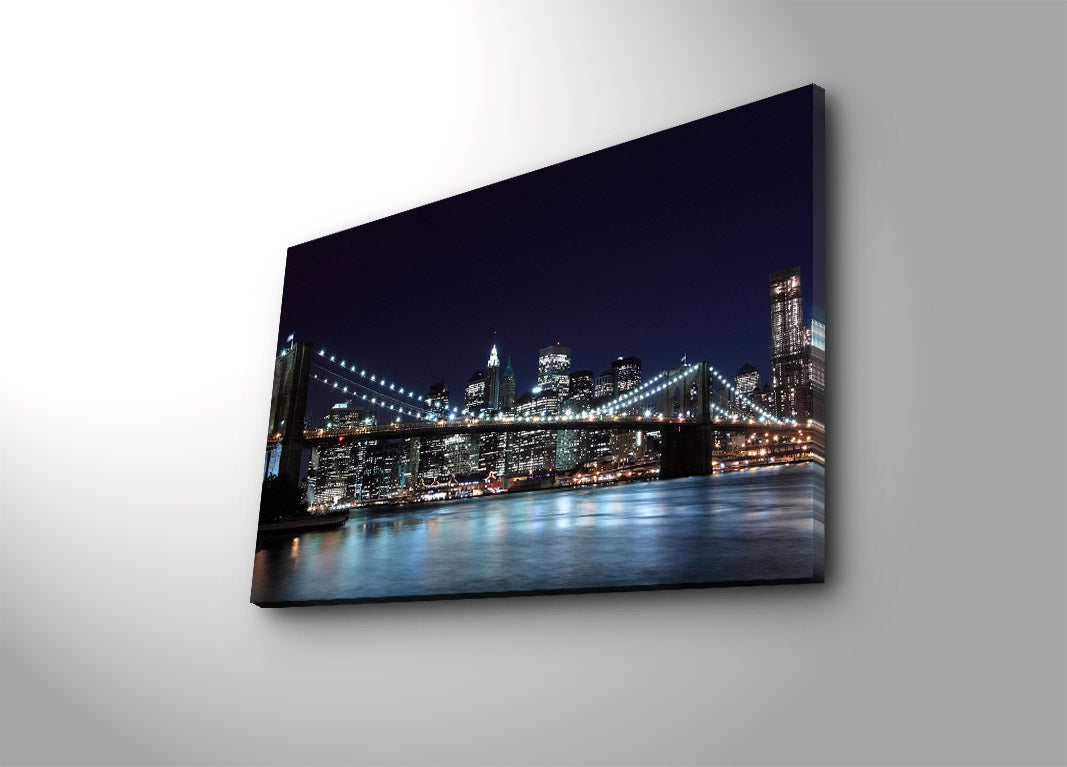 Quadro Decorativo em Tela Suede Multicolor 45x70 cm com Moldura 100% Madeira (3 cm) – 4570BRC-9