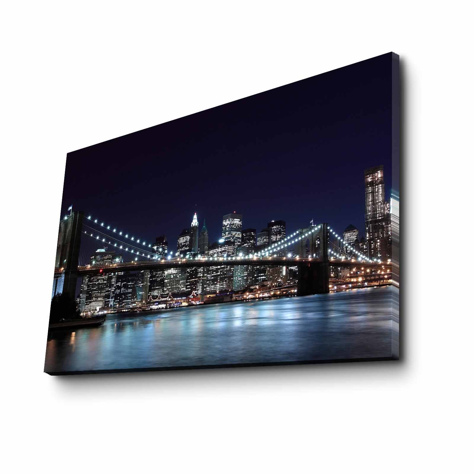 Quadro Decorativo em Tela Suede Multicolor 45x70 cm com Moldura 100% Madeira (3 cm) – 4570BRC-9