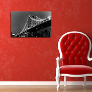 Quadro Decorativo em Tela Suede Multicolor 45 x 70 cm com Moldura de Madeira 3 cm – 4570BRC-12