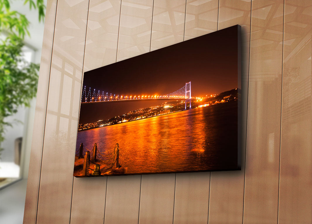 Quadro em Tela Multicolor 45x70 cm – Suede 100% com Moldura de Madeira 3 cm (4570KC-3)