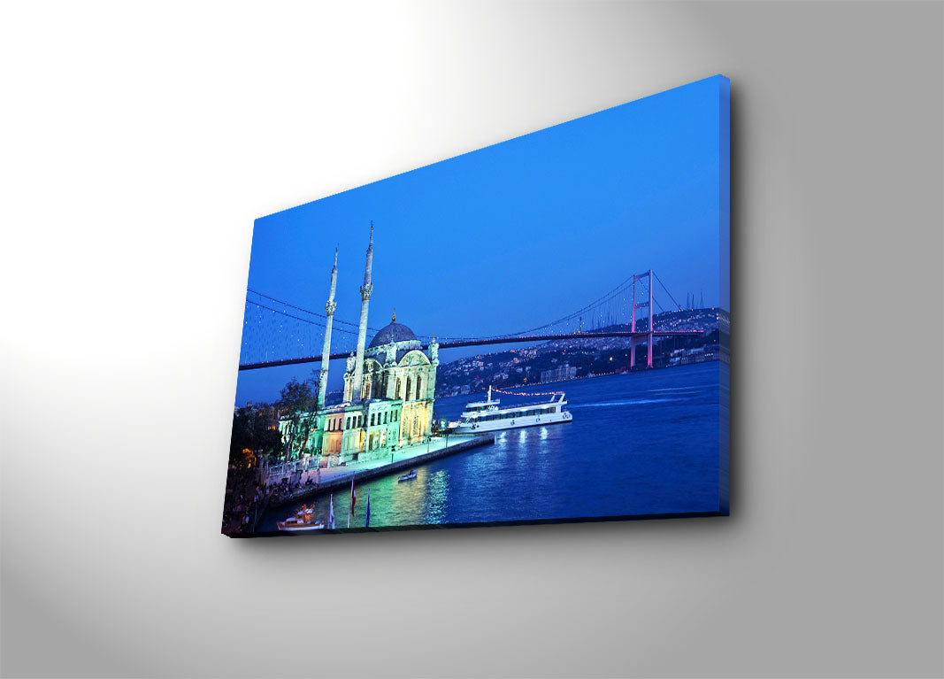 Tela Decorativa Multicolor 45x70 cm em Camurça 100% com Moldura de Madeira 3 cm – 4570KC-7 (249CVT1323)