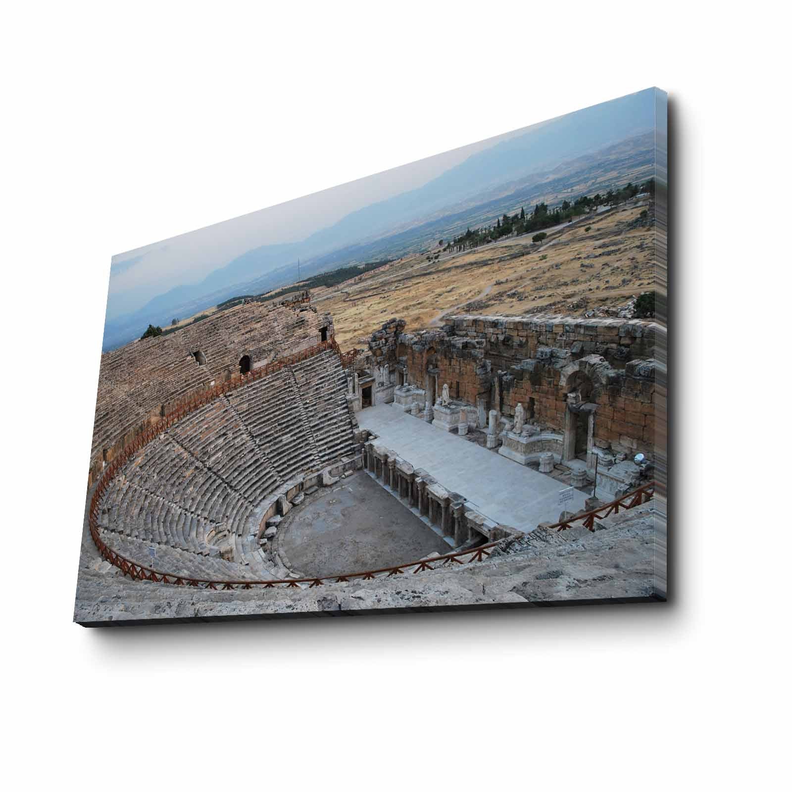 Tela Decorativa Multicolor 45x70 cm em Camurça 100% com Moldura de Madeira 3 cm – 4570KC-10