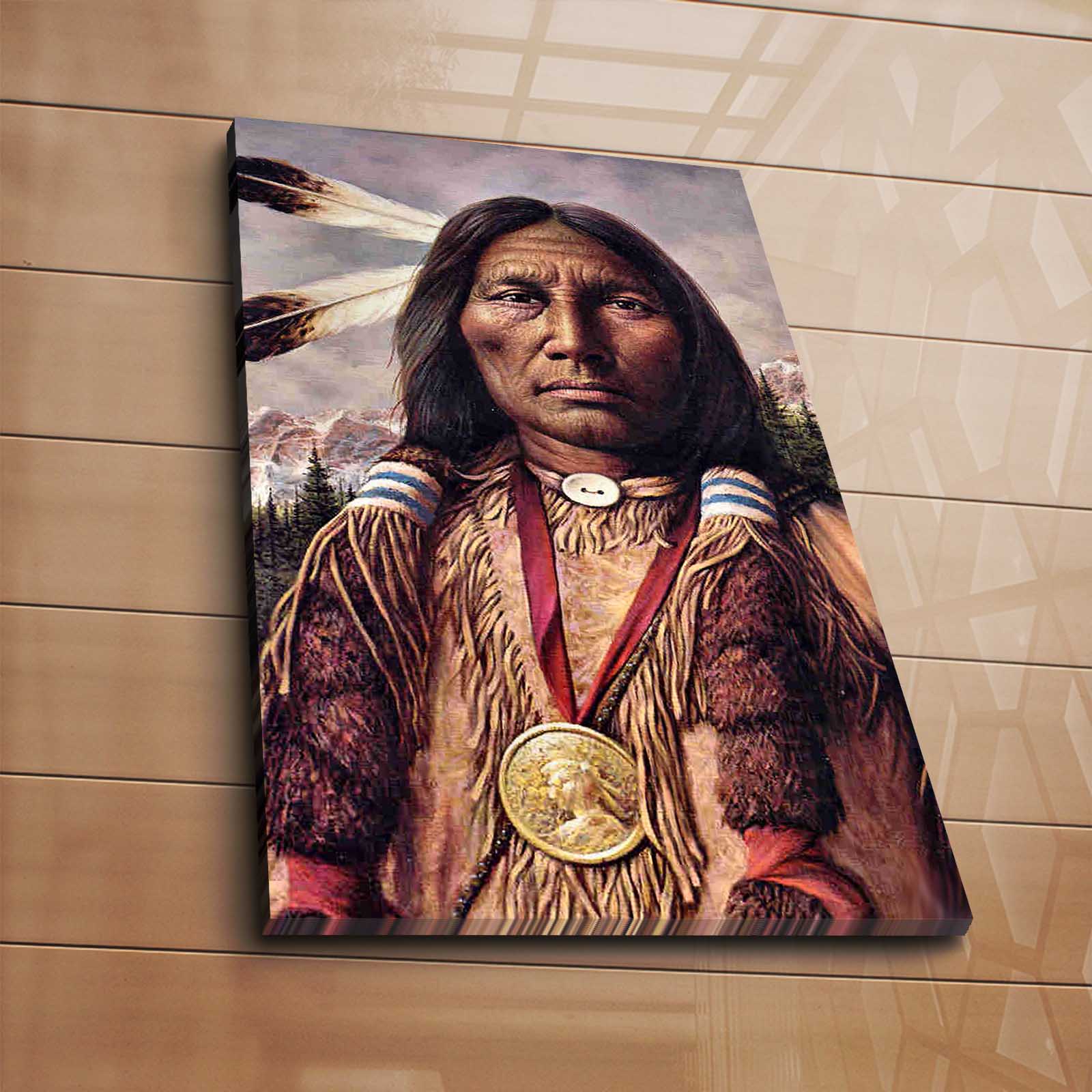 Tela Decorativa em Suede 100% com Moldura de Madeira (3 cm) 45 x 70 cm — Multicolorido | 4570NTVC-8