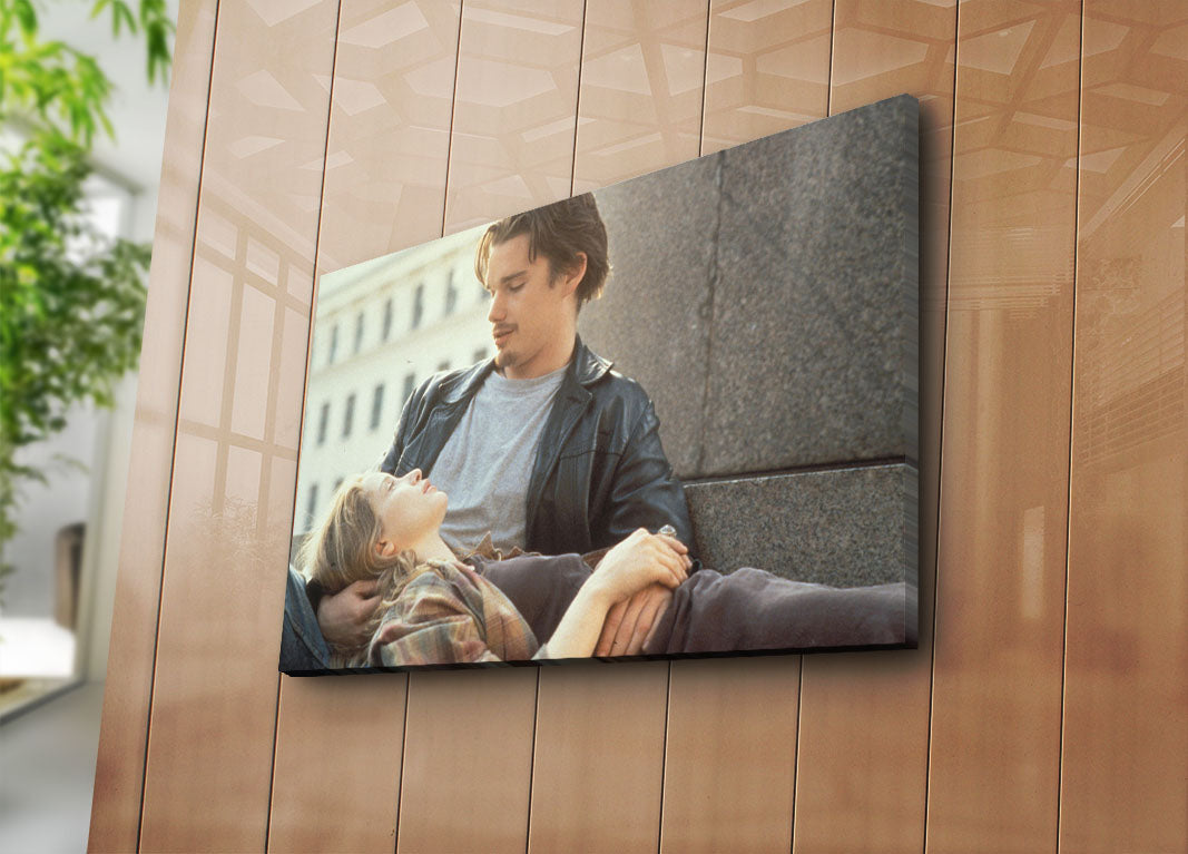 Quadro Decorativo em Tela Suede 100% – Multicolor 45 x 70 cm, Moldura em Madeira 3 cm