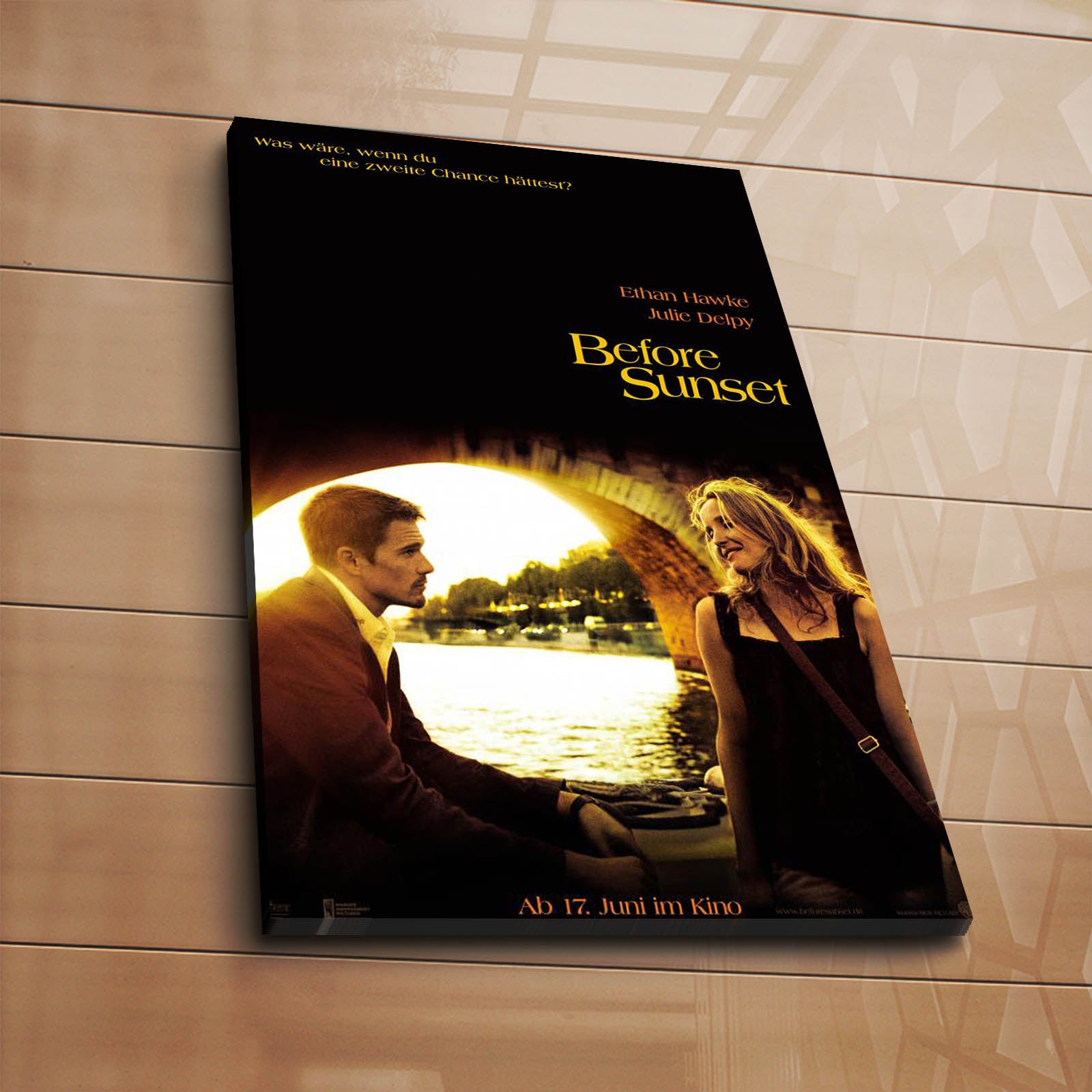 Tela Decorativa Multicolor 45x70 cm | Canvas Suede 100% com Moldura 100% Madeira (3 cm) – 4570BSC-8