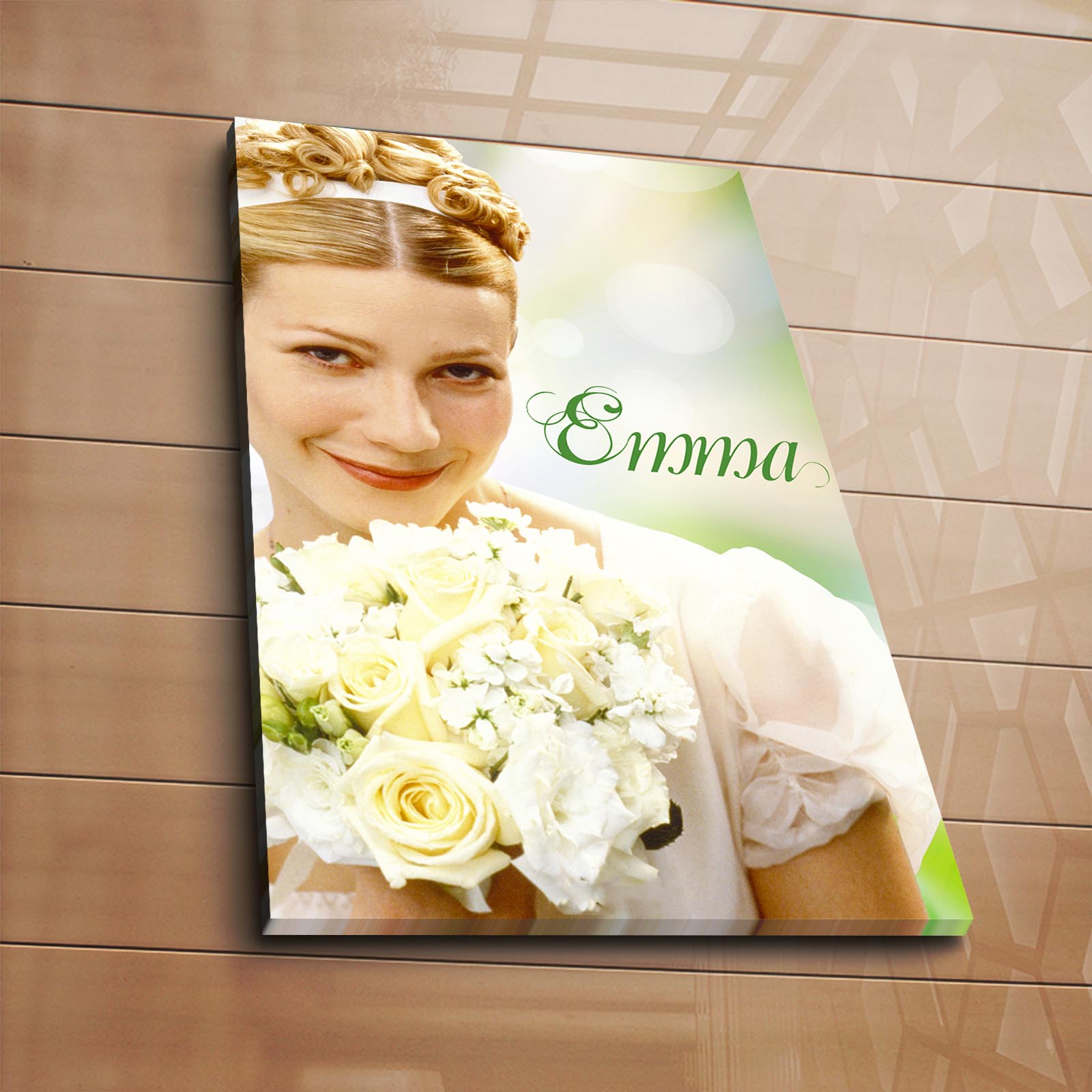 Quadro Decorativo em Tela Suede 100% Multicolor 45x70 cm com Moldura de Madeira 3 cm – 4570EMMAC-1