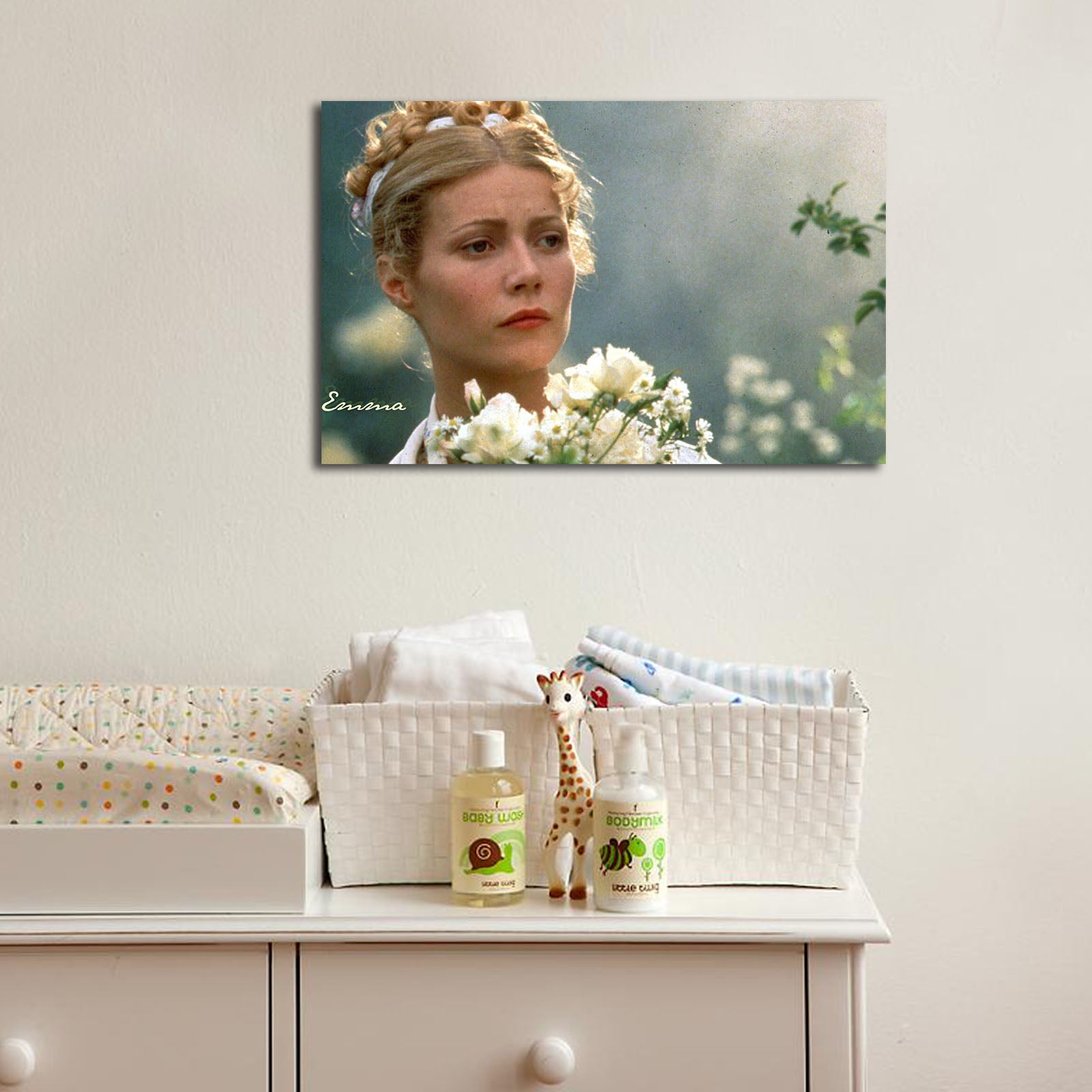 Tela Decorativa Multicolor 45x70 cm em Suede 100% com Moldura de Madeira 3 cm – 4570EMMAC-5