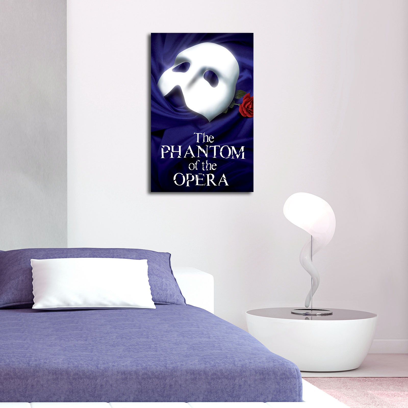 Tela Decorativa em Canvas Suede 100%, Multicolor, 45 x 70 cm, Moldura de Madeira 100% (3 cm) – Ref. 4570POC-2