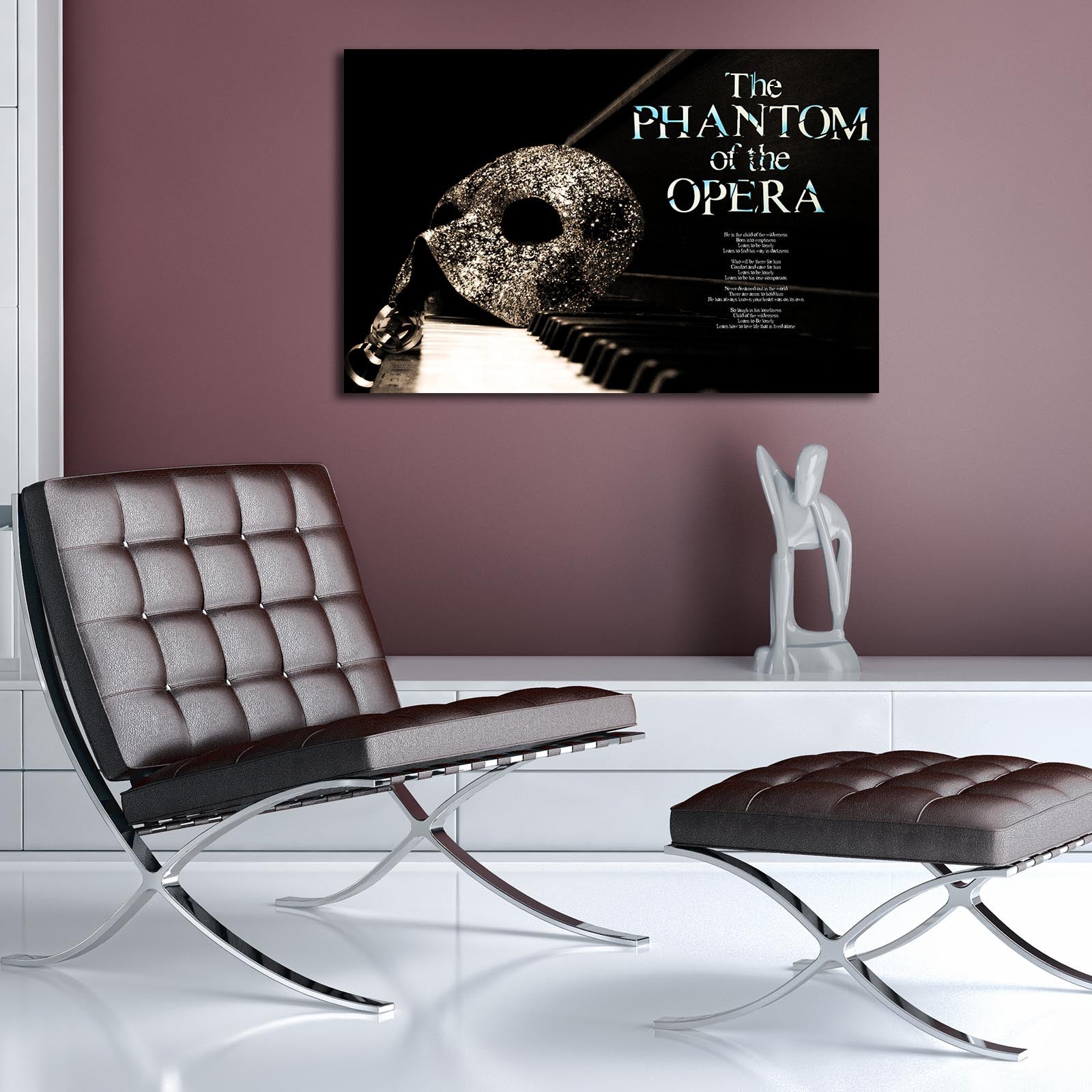 Quadro Decorativo em Tela Multicolor 45x70 cm, Camurça 100%, Moldura de Madeira 3 cm