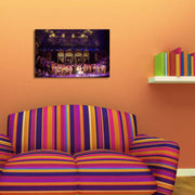 Tela Decorativa em Canvas Suede 100% 45x70 cm com Moldura de Madeira (3 cm) – Multicolor – 4570POC-6