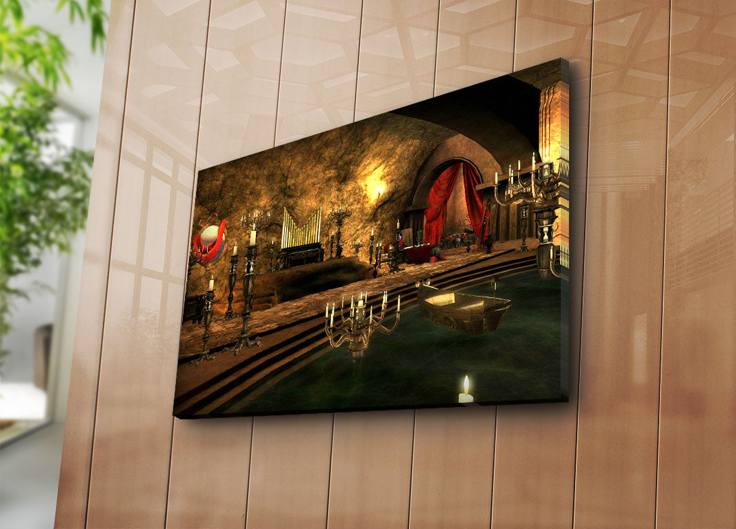 Quadro em Tela Multicolor 45x70 cm – Canvas 100% Camurça com Moldura de Madeira 3 cm (4570POC-7)