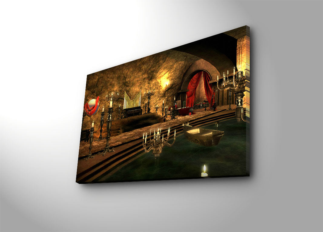 Quadro em Tela Multicolor 45x70 cm – Canvas 100% Camurça com Moldura de Madeira 3 cm (4570POC-7)