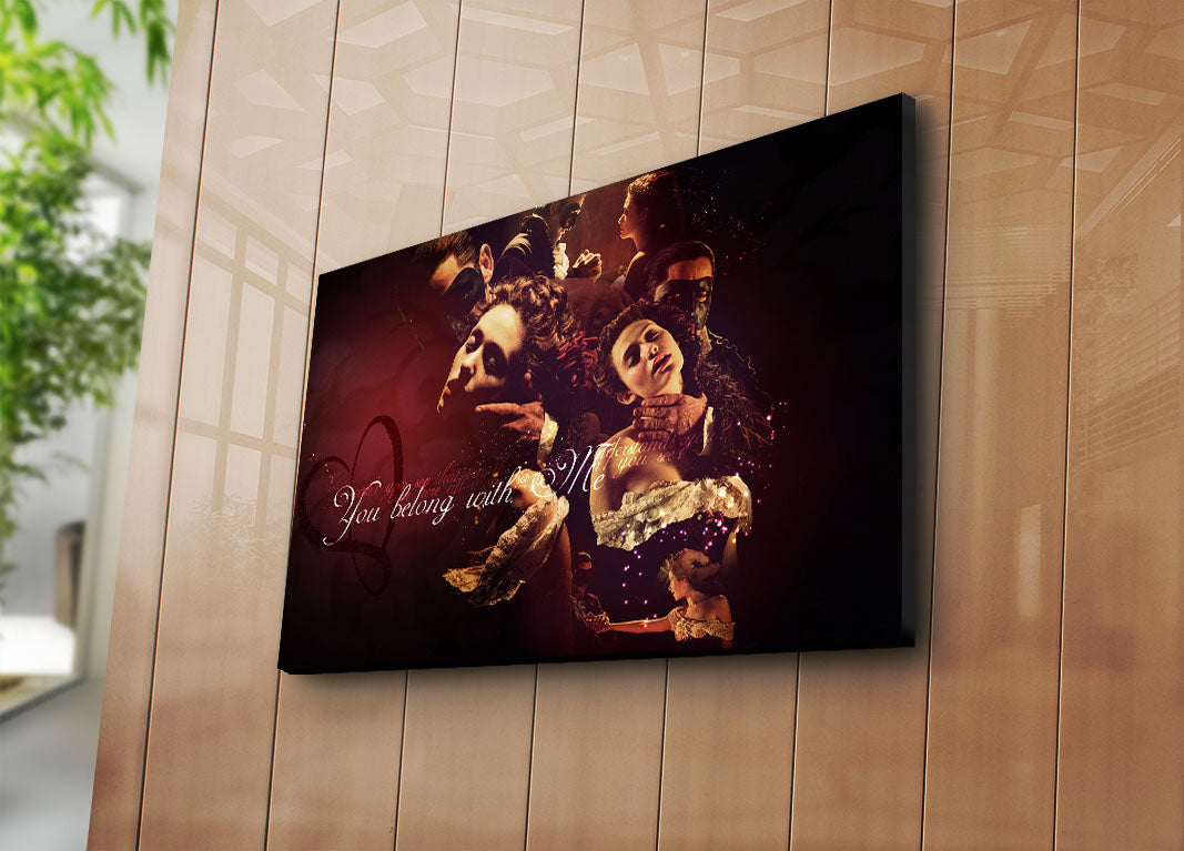 Quadro Decorativo em Tela Multicolor 45x70 cm — Canvas 100% Suede com Moldura de Madeira 3 cm