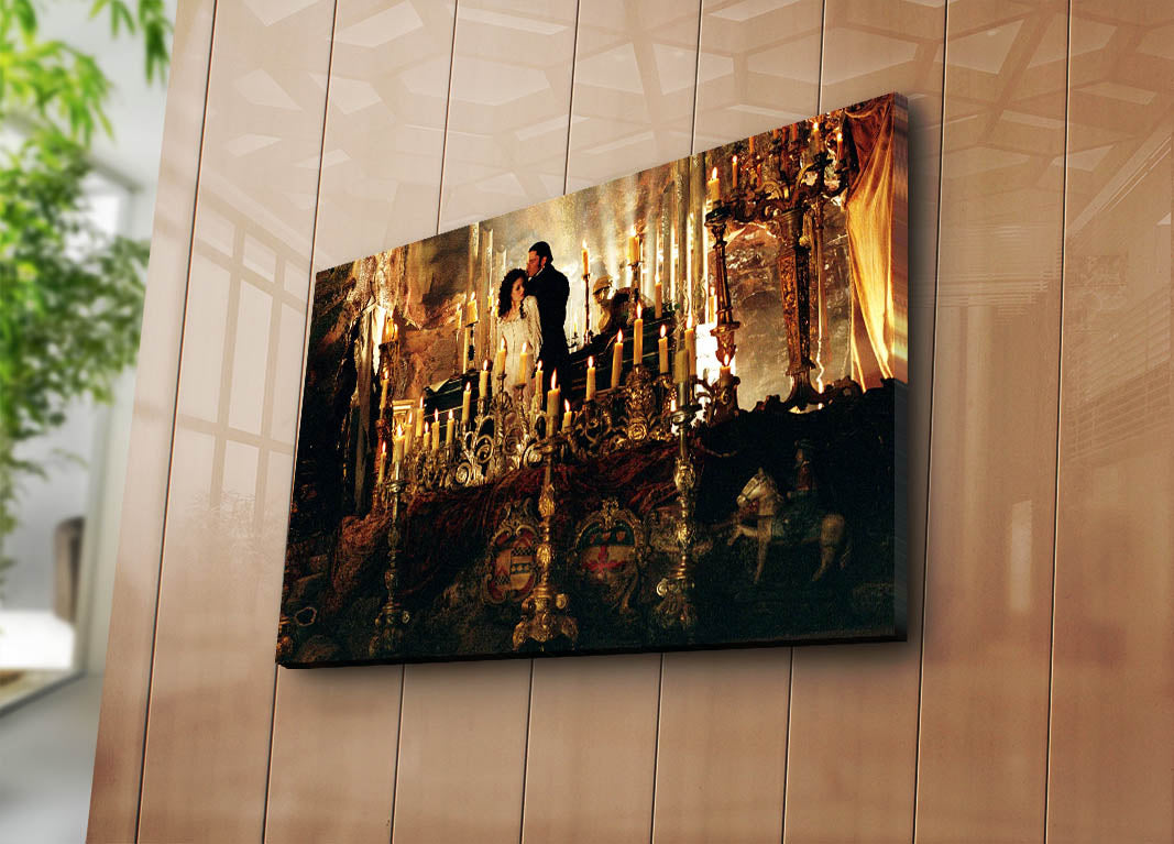 Quadro Decorativo em Tela Suede Multicolor 45x70 cm com Moldura de Madeira (3 cm) – 4570POC-11