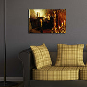 Quadro em Tela Decorativa Multicolor 45x70 cm, Suede 100% com Moldura de Madeira 3 cm – 4570POC-13