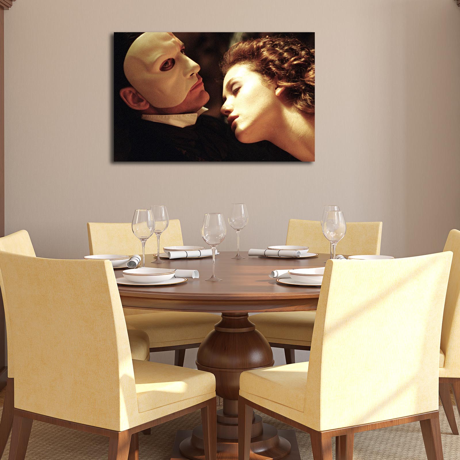 Tela Decorativa Multicolor 45x70 cm – Canvas Suede 100% com Moldura de Madeira 3 cm