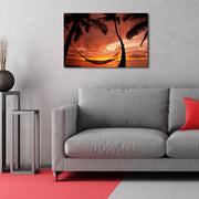 Tela Decorativa Multicolor 45x70 cm em Camurça (Suede) com Moldura 100% Madeira 3 cm