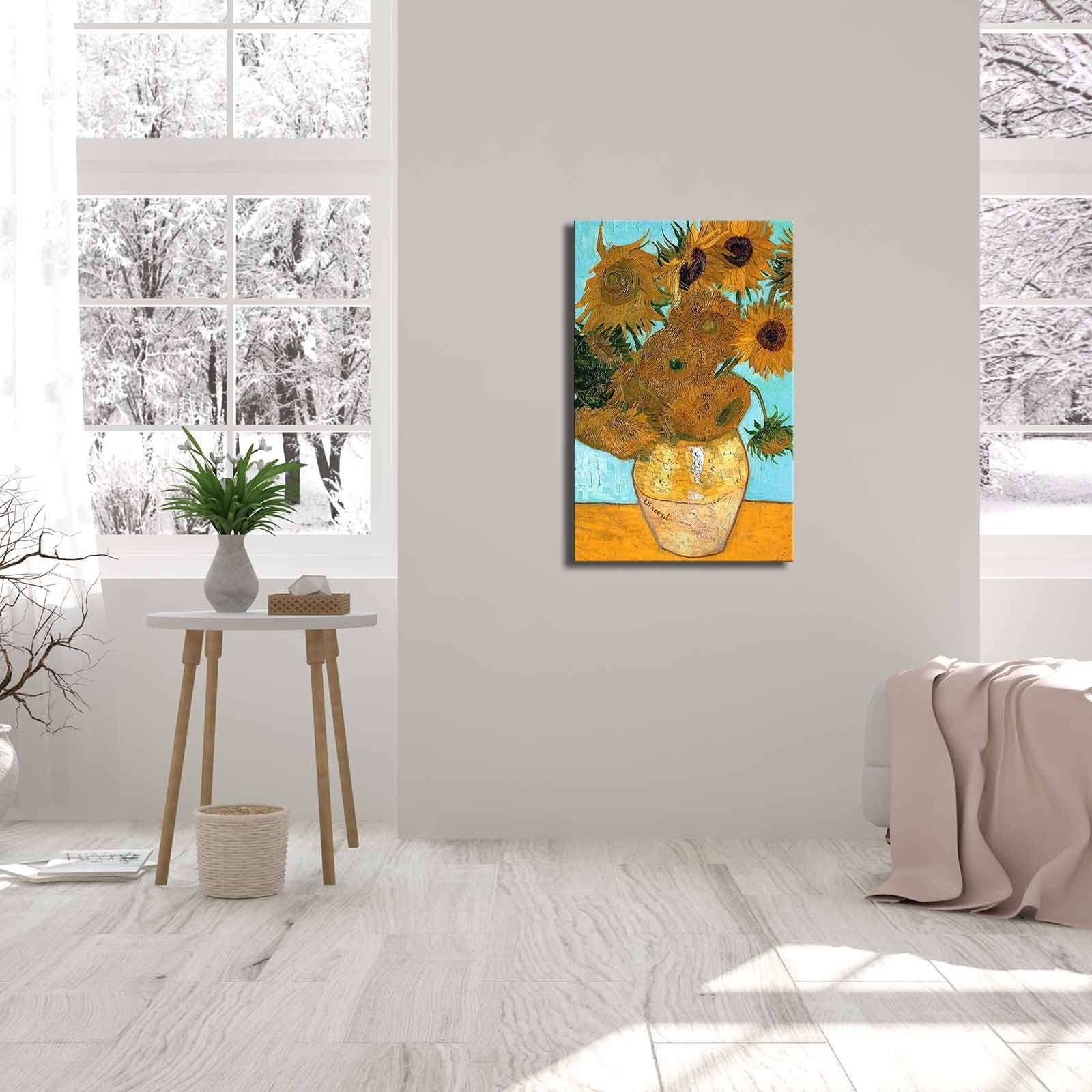 Tela Decorativa FAMOUSART-03 Multicolor 45x70 cm, Moldura em Madeira 3 cm, Tela de Camurça 100%