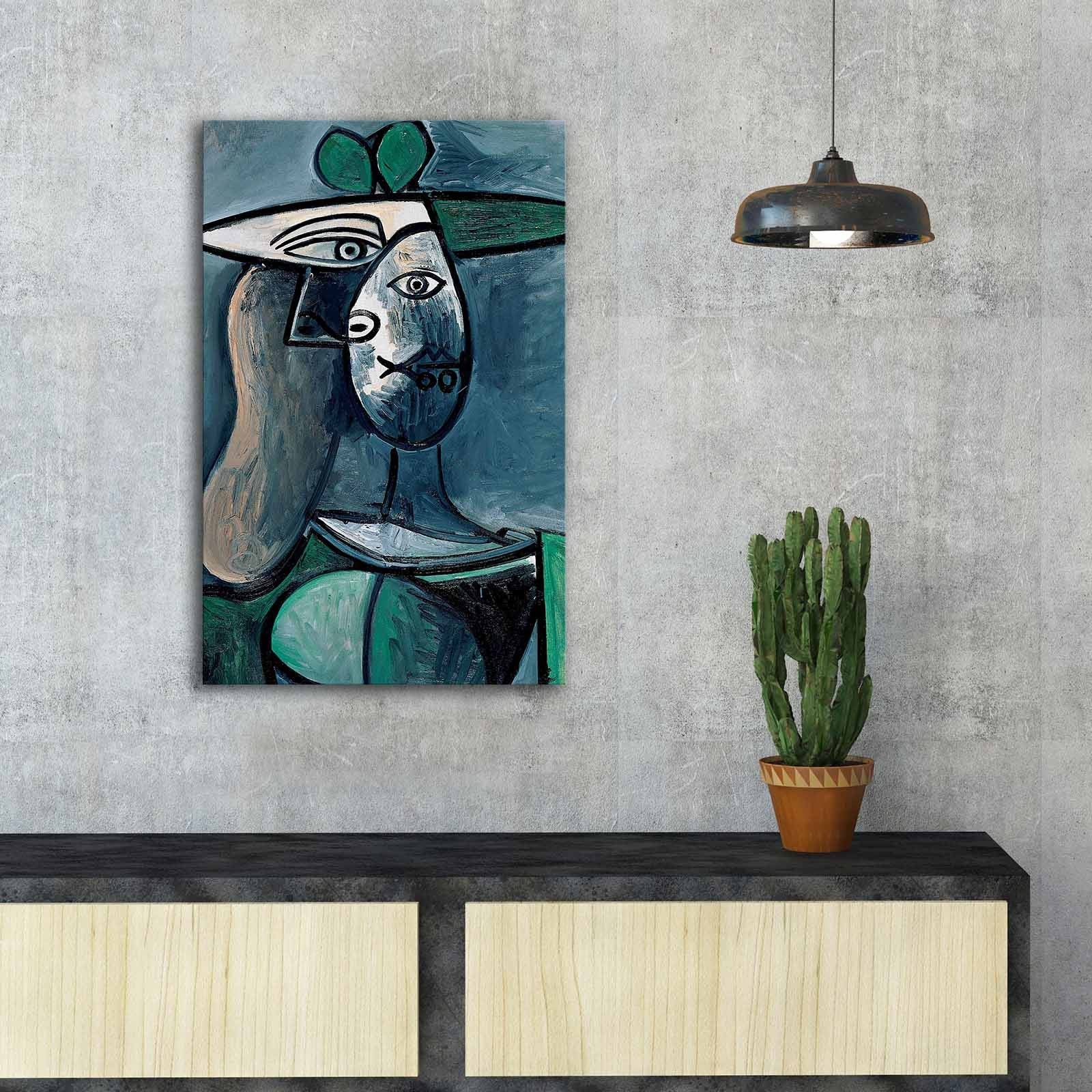 Quadro em Tela Decorativa FAMOUSART-017 Multicolor 45 x 70 cm | Canvas Suede 100% | Moldura de Madeira 3 cm | Ref. 249CVT1407