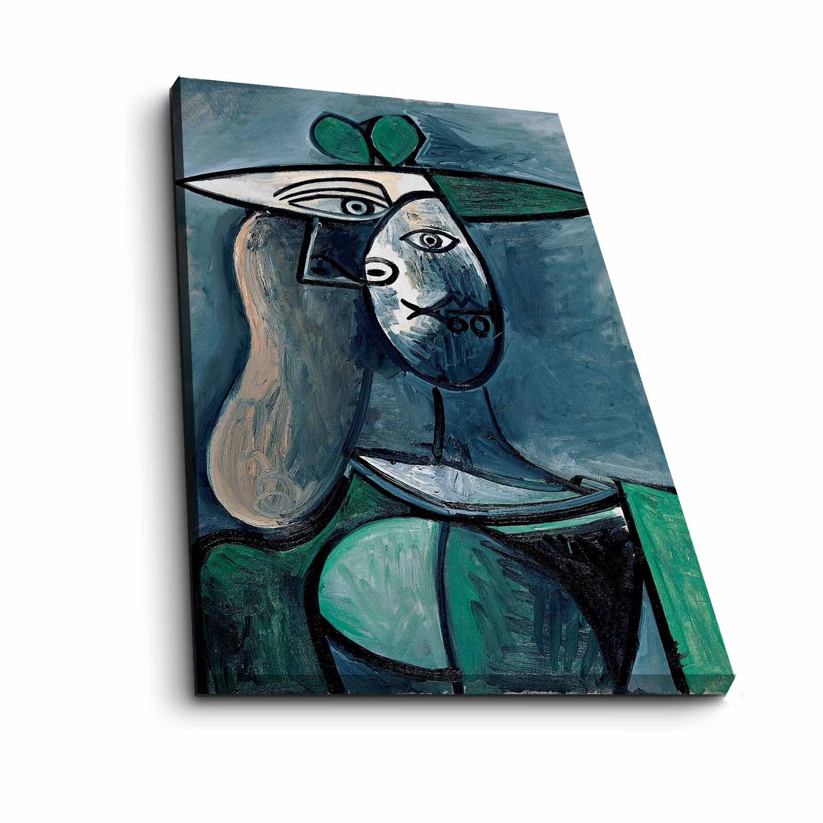 Quadro em Tela Decorativa FAMOUSART-017 Multicolor 45 x 70 cm | Canvas Suede 100% | Moldura de Madeira 3 cm | Ref. 249CVT1407