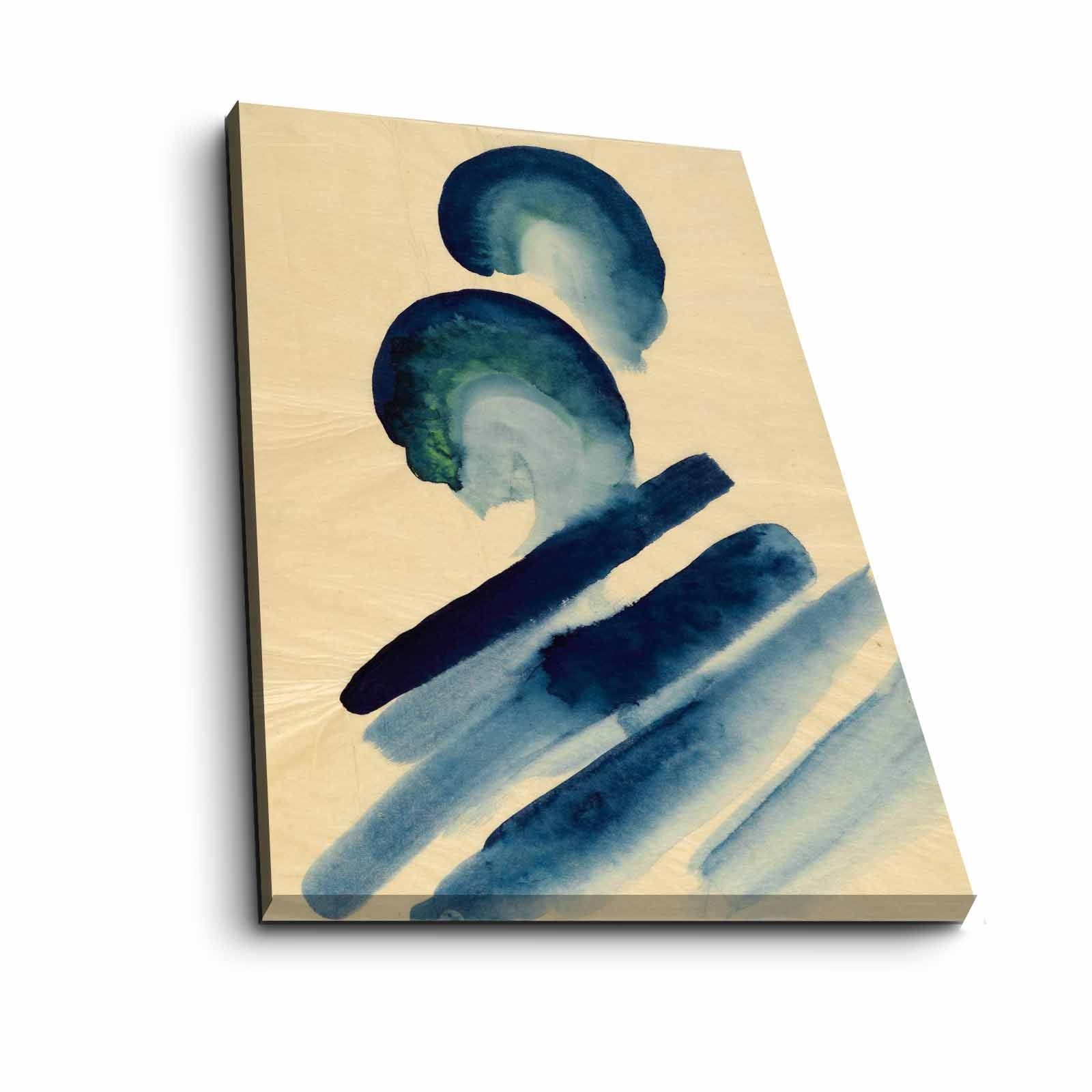 Tela Decorativa Multicolor em Suede 45 x 70 cm com Moldura de Madeira 3 cm – FAMOUSART-019