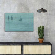 Quadro Decorativo em Tela Multicolor FAMOUSART-023, 45 x 70 cm, Canvas 100% Camurça, Moldura Madeira 3 cm