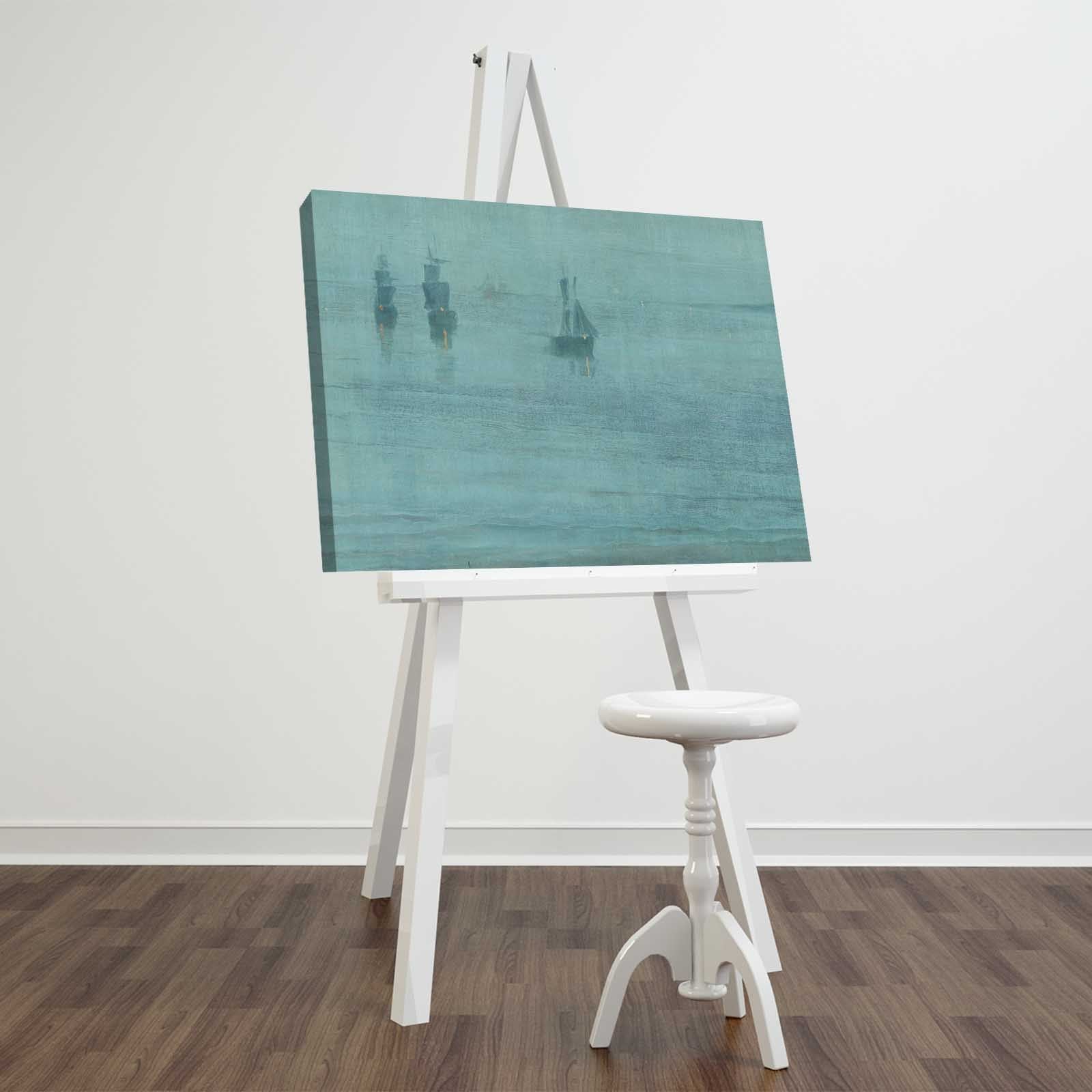 Quadro Decorativo em Tela Multicolor FAMOUSART-023, 45 x 70 cm, Canvas 100% Camurça, Moldura Madeira 3 cm