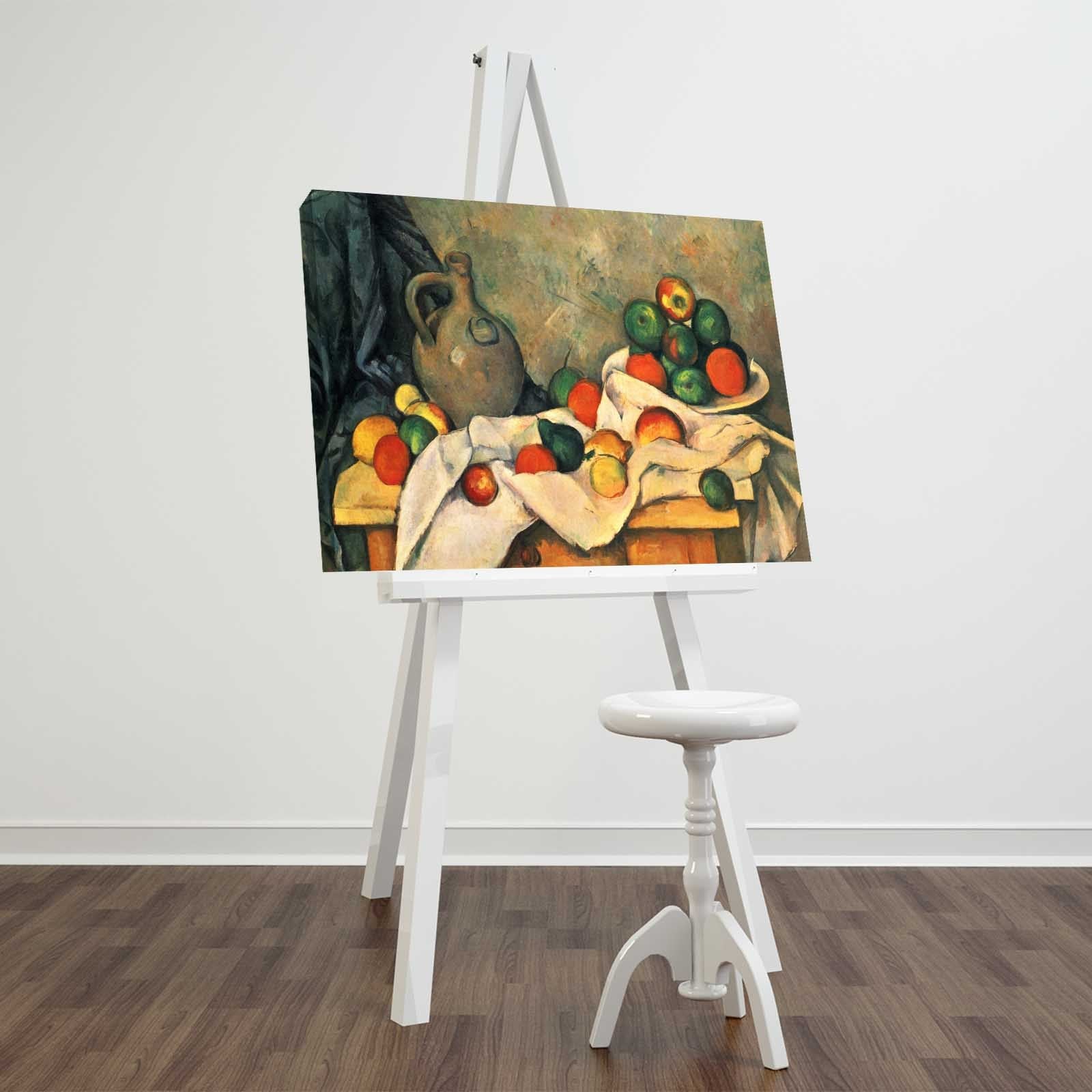 Quadro Decorativo em Tela Suede 45x70 cm, Multicolor, Moldura em Madeira 3 cm – FAMOUSART-024