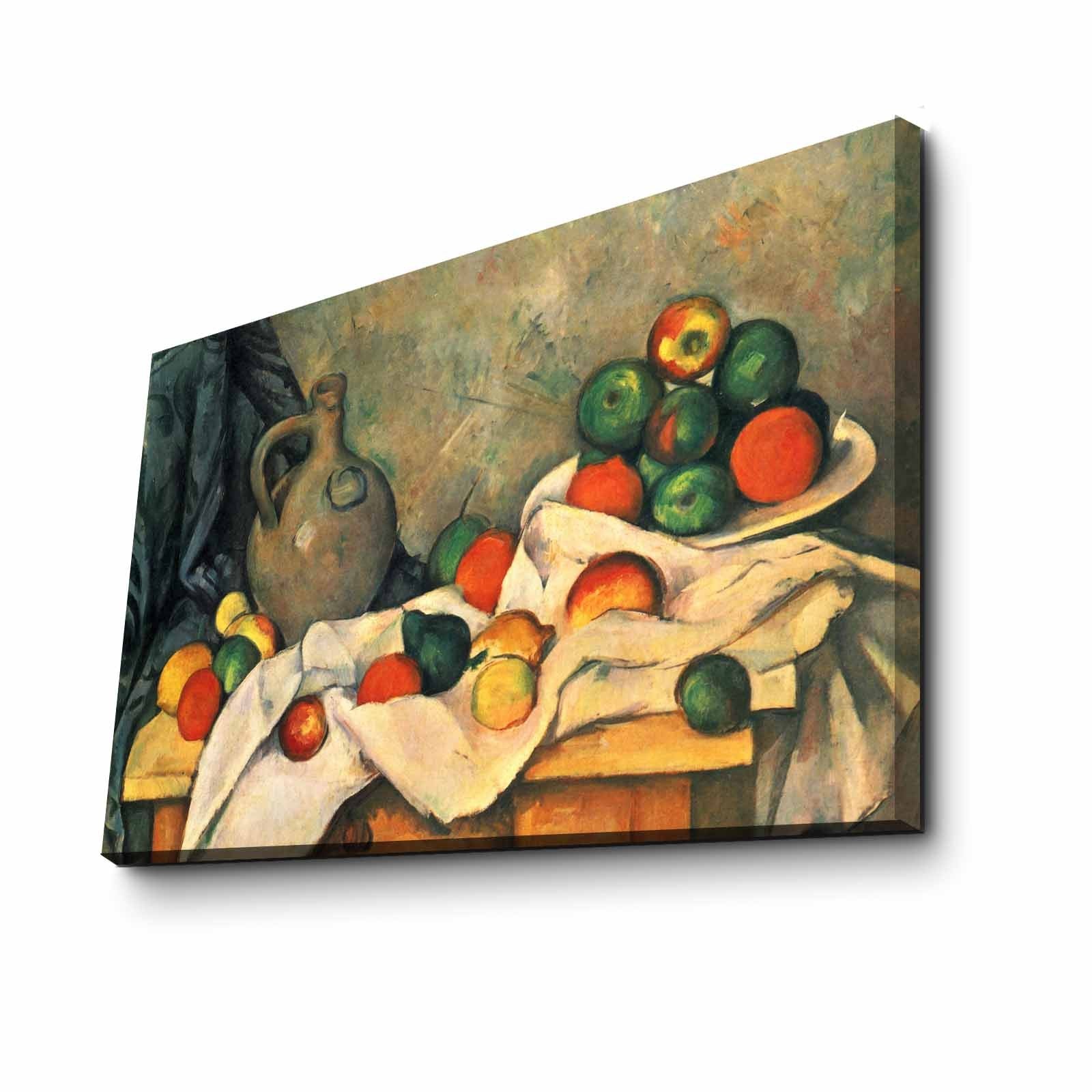 Quadro Decorativo em Tela Suede 45x70 cm, Multicolor, Moldura em Madeira 3 cm – FAMOUSART-024