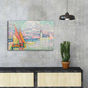 Quadro Decorativo em Tela Suede 45x70 cm, Multicolor, Moldura de Madeira 3 cm