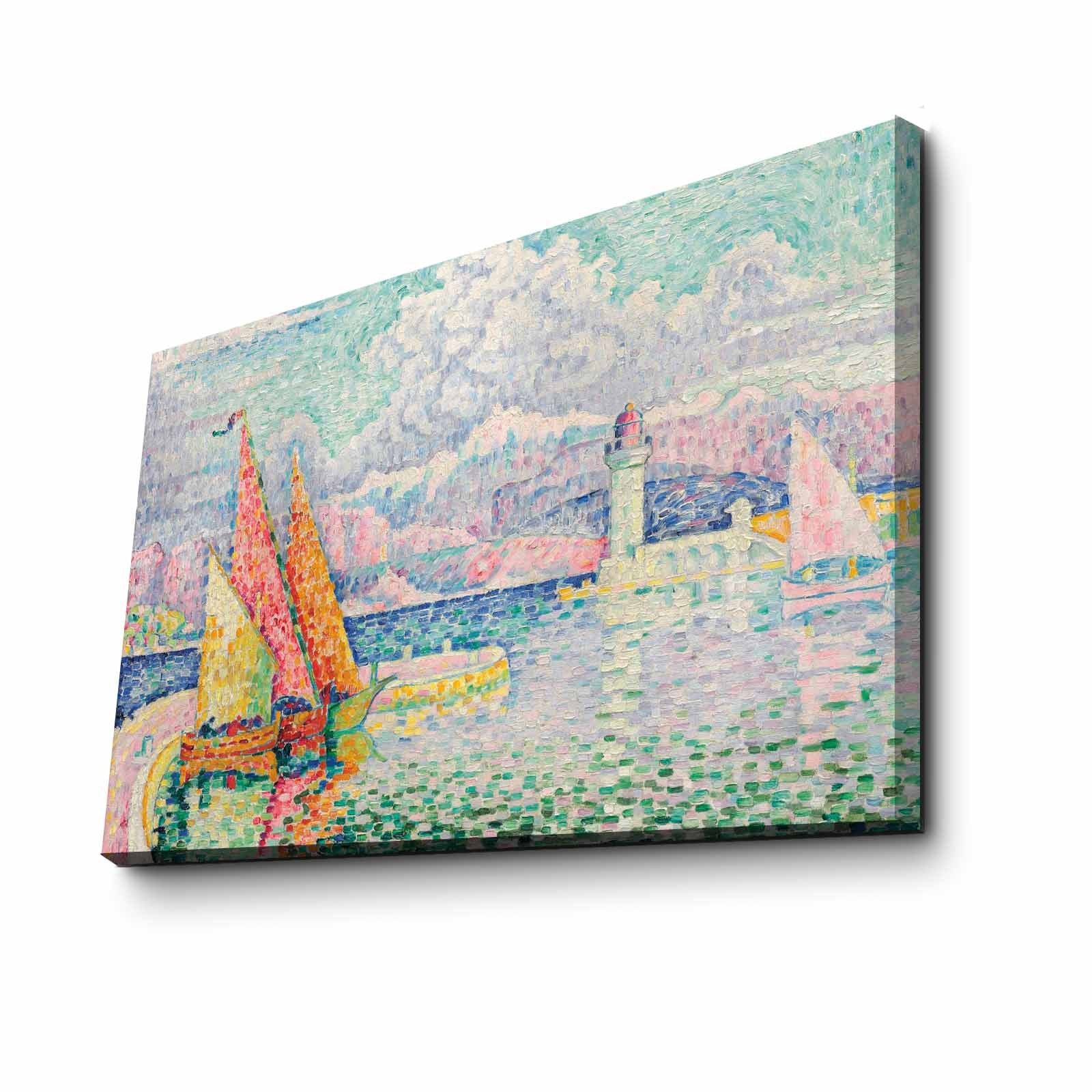 Quadro Decorativo em Tela Suede 45x70 cm, Multicolor, Moldura de Madeira 3 cm