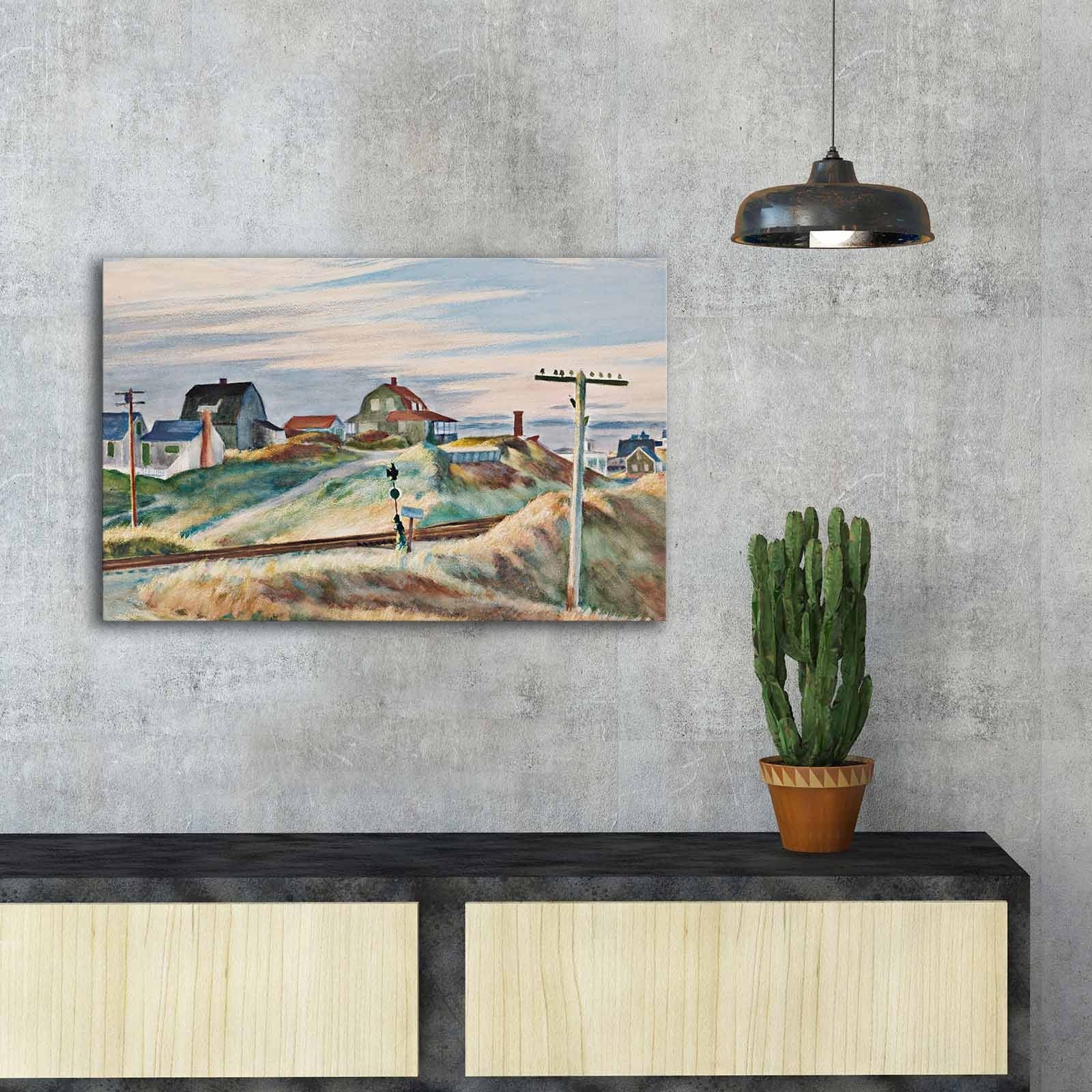 Tela Decorativa Multicolor FAMOUSART-034 45x70 cm – Camurça 100% – Moldura de Madeira 3 cm