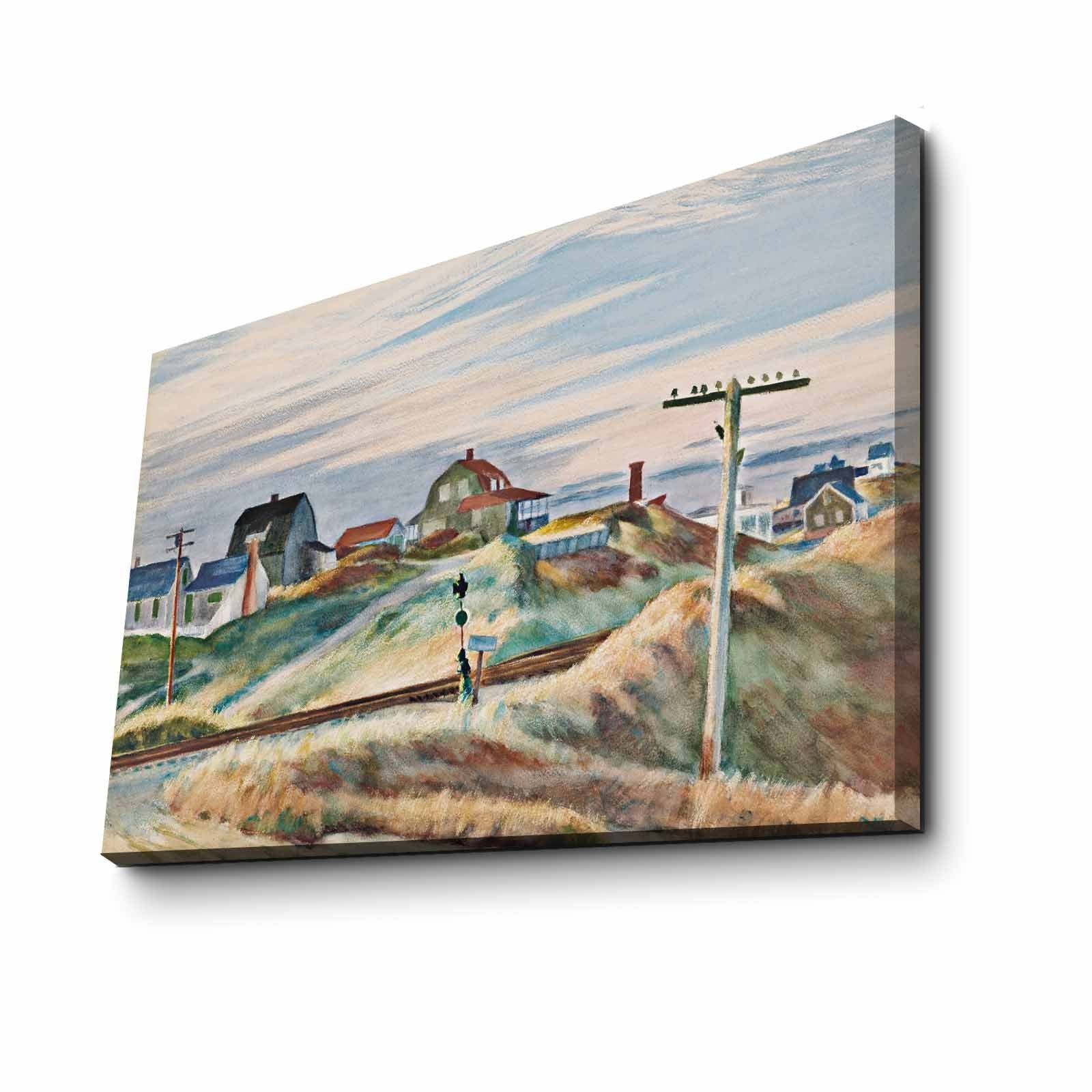 Tela Decorativa Multicolor FAMOUSART-034 45x70 cm – Camurça 100% – Moldura de Madeira 3 cm