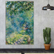 Pintura decorativa em tela de Pierre-Auguste Renoir, 45 x 70 cm, 100% camurça, moldura 100% madeira (3 cm de espessura) | Arte elegante para decoração de casa