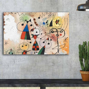 Pintura decorativa em tela – 45 x 70 cm – multicolorido – 100% tela de camurça