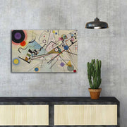 Quadro Decorativo em Tela Multicolor 45x70 cm – Tela Suede 100% com Moldura de Madeira 3 cm | FAMOUSART-043
