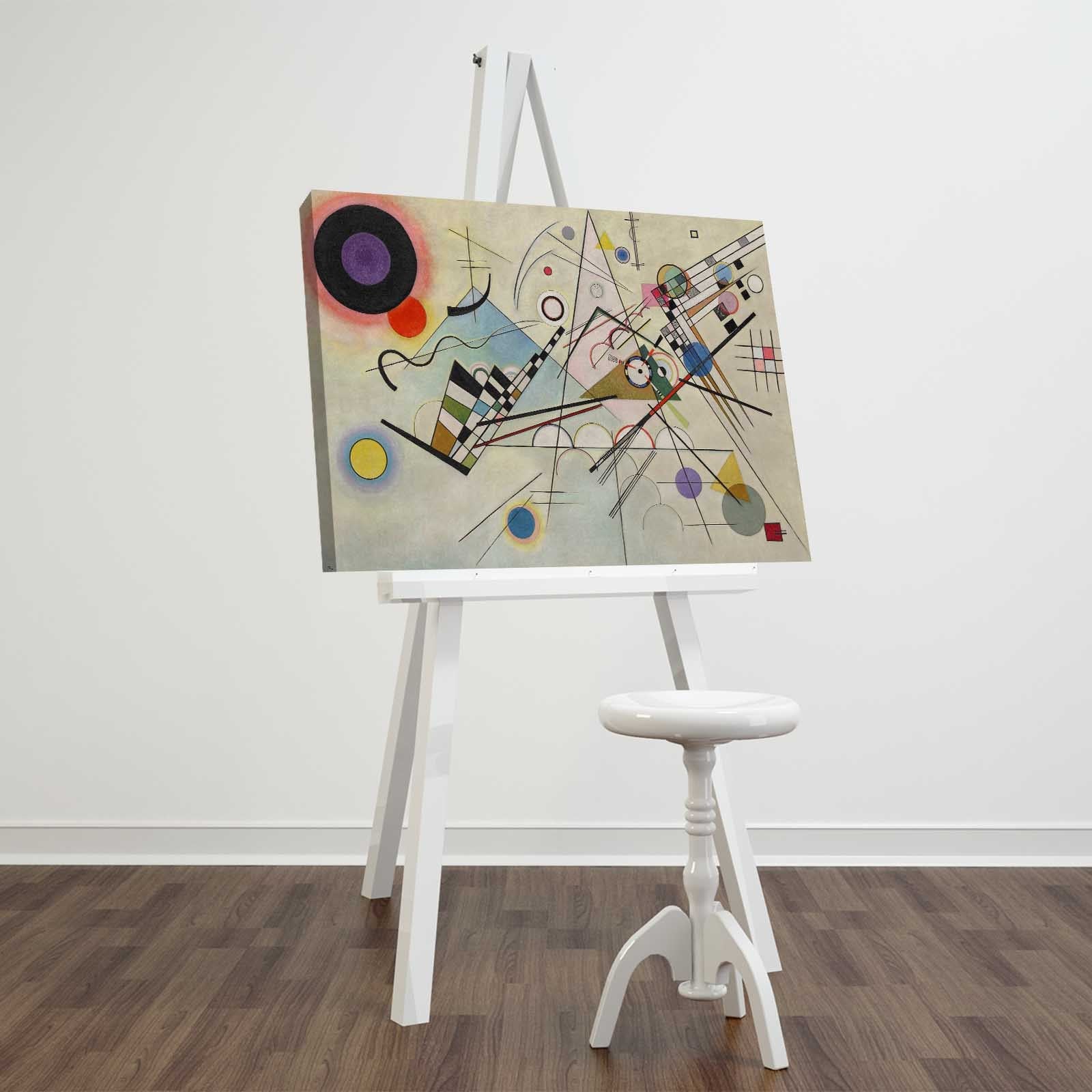 Quadro Decorativo em Tela Multicolor 45x70 cm – Tela Suede 100% com Moldura de Madeira 3 cm | FAMOUSART-043