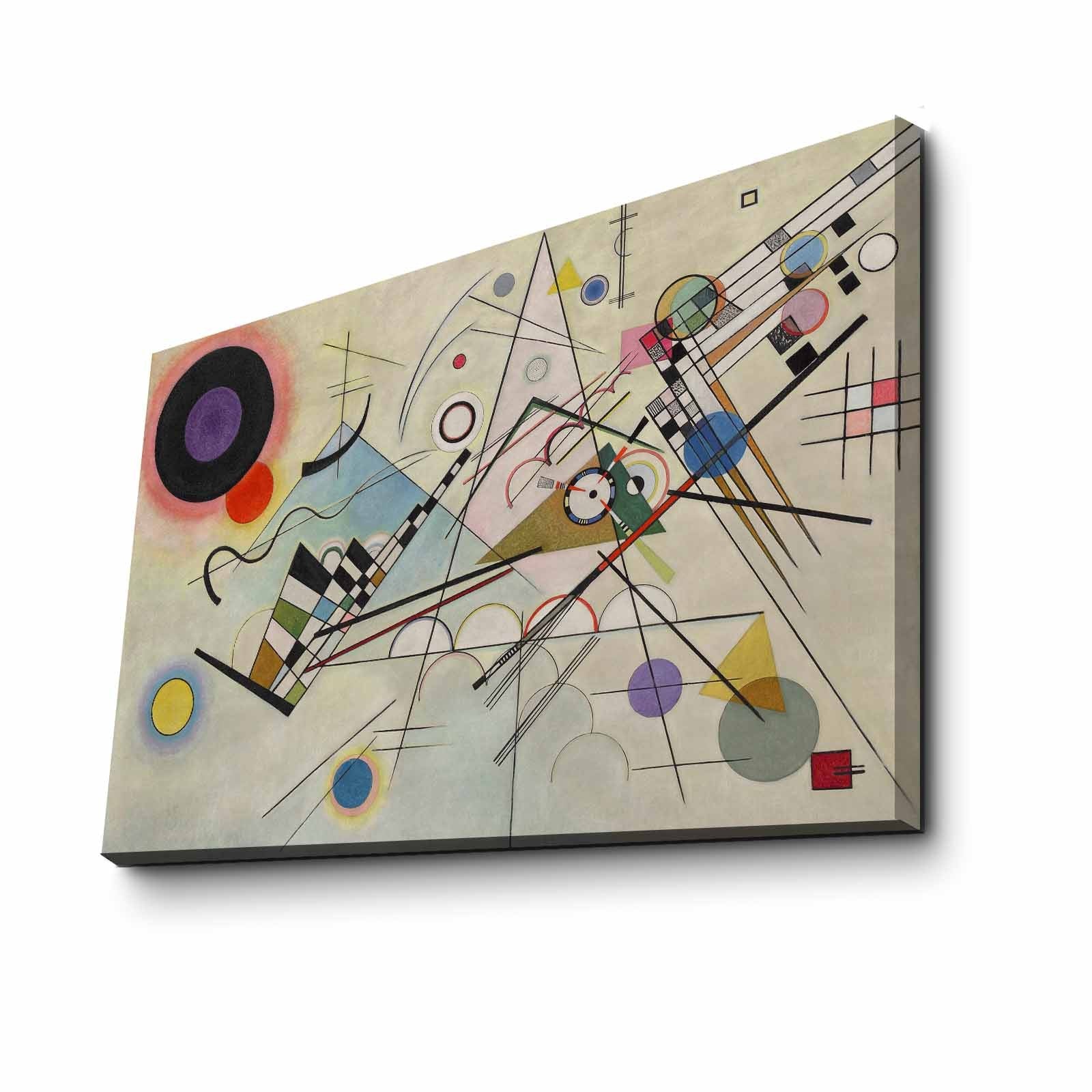 Quadro Decorativo em Tela Multicolor 45x70 cm – Tela Suede 100% com Moldura de Madeira 3 cm | FAMOUSART-043