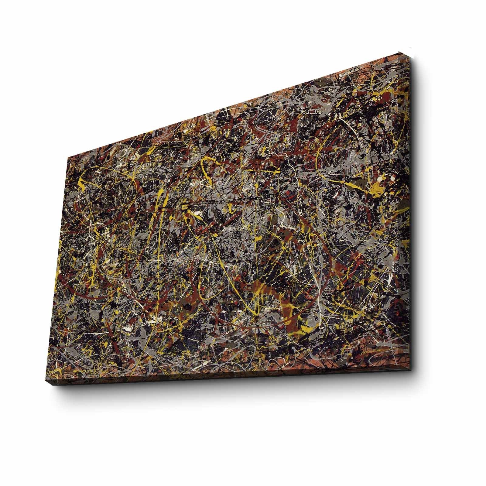 Tela Decorativa Multicolor 45x70 cm em Camurça 100% com Moldura de Madeira 3 cm – FAMOUSART-044