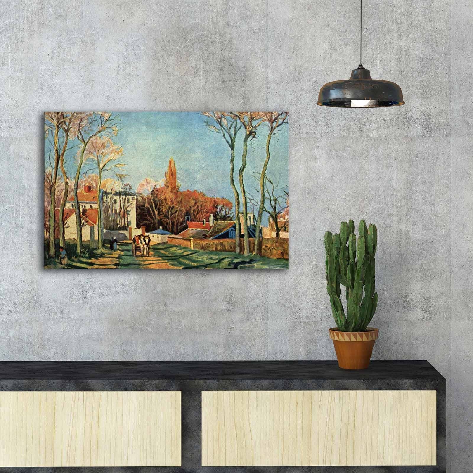 Quadro em Tela Decorativa Multicolor 45x70 cm | Camurça 100% | Moldura de Madeira 3 cm – FAMOUSART-046