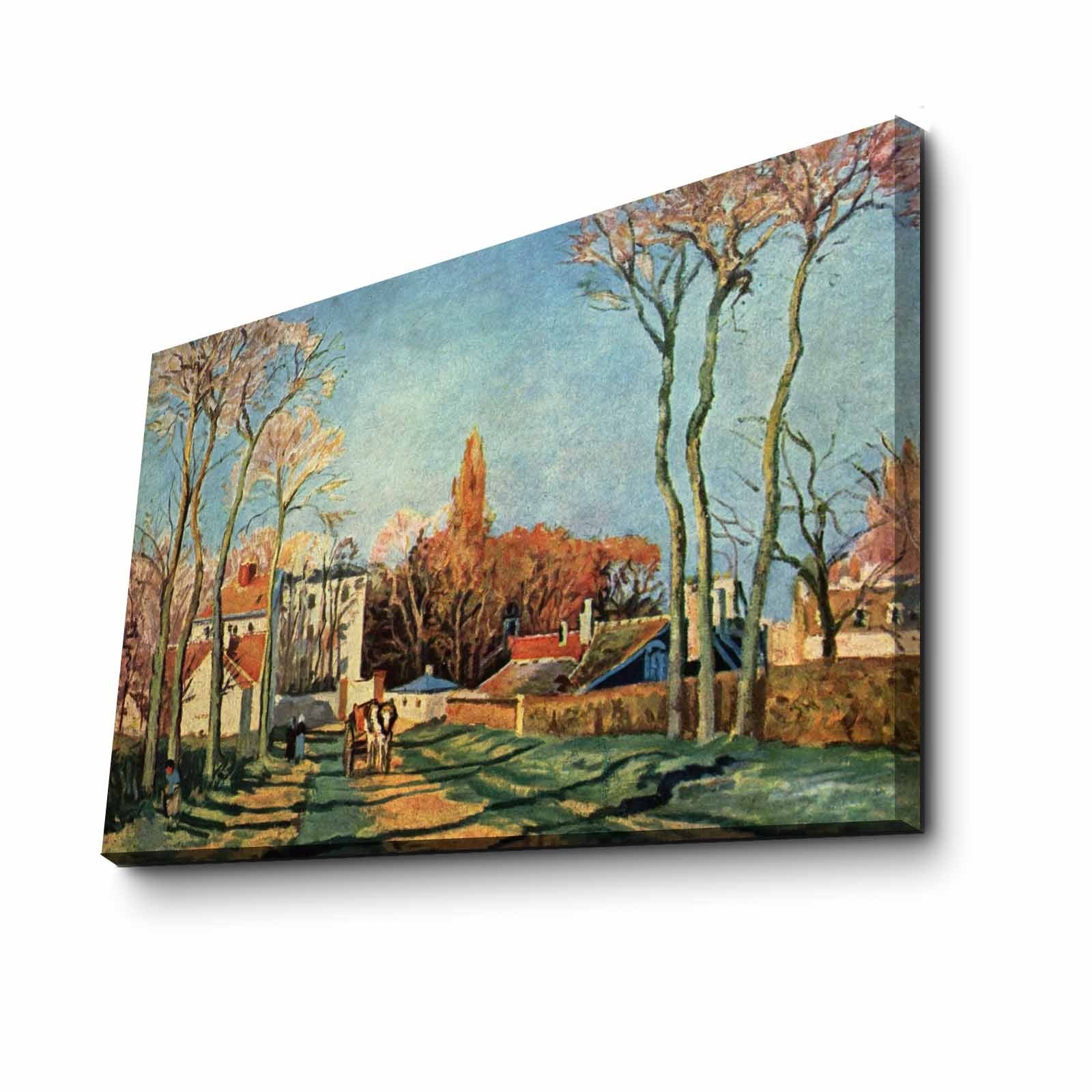 Quadro em Tela Decorativa Multicolor 45x70 cm | Camurça 100% | Moldura de Madeira 3 cm – FAMOUSART-046