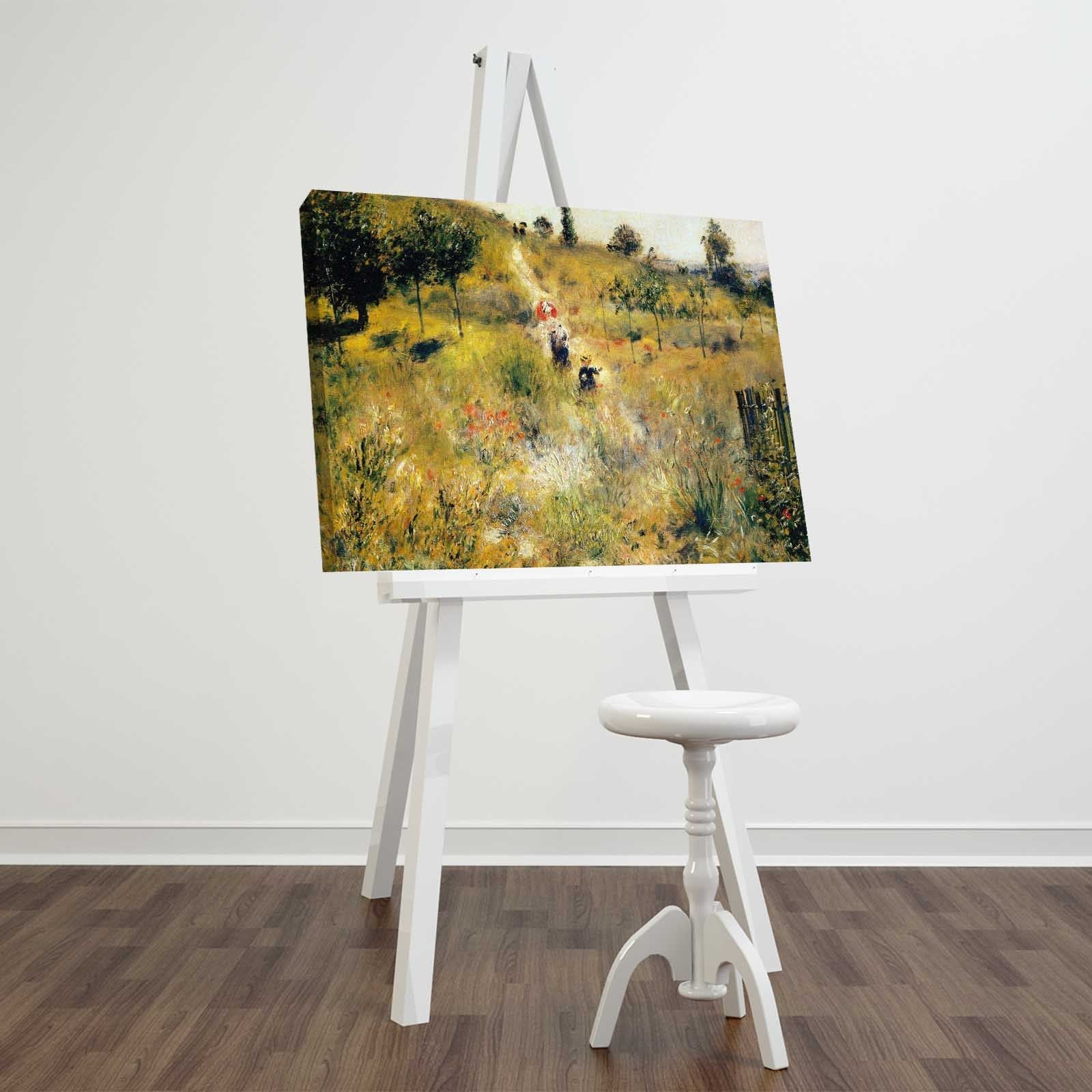 Tela Decorativa Multicolor 45x70 cm em Canvas de Camurça (100%) com Moldura de Madeira 3 cm – FAMOUSART-051