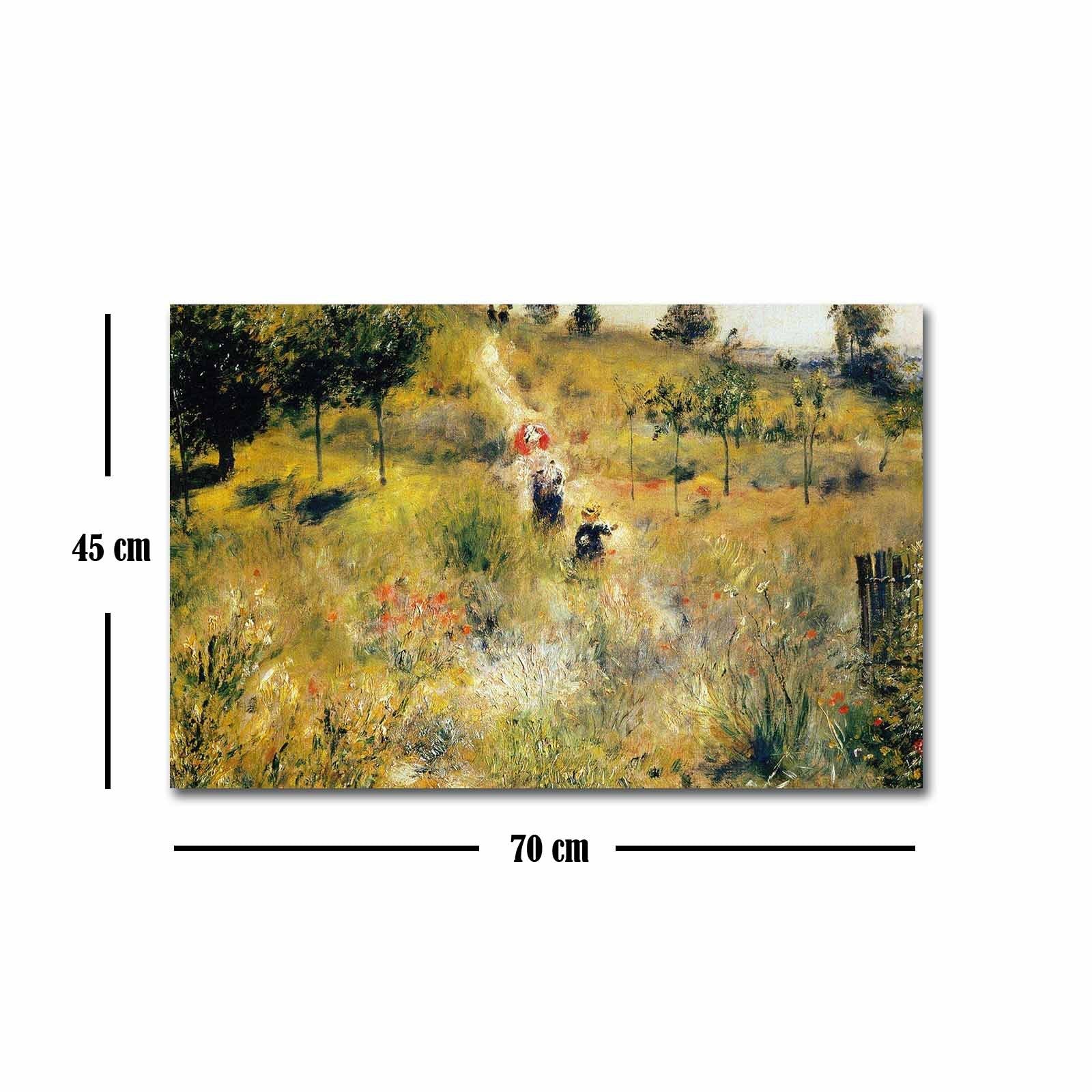 Tela Decorativa Multicolor 45x70 cm em Canvas de Camurça (100%) com Moldura de Madeira 3 cm – FAMOUSART-051