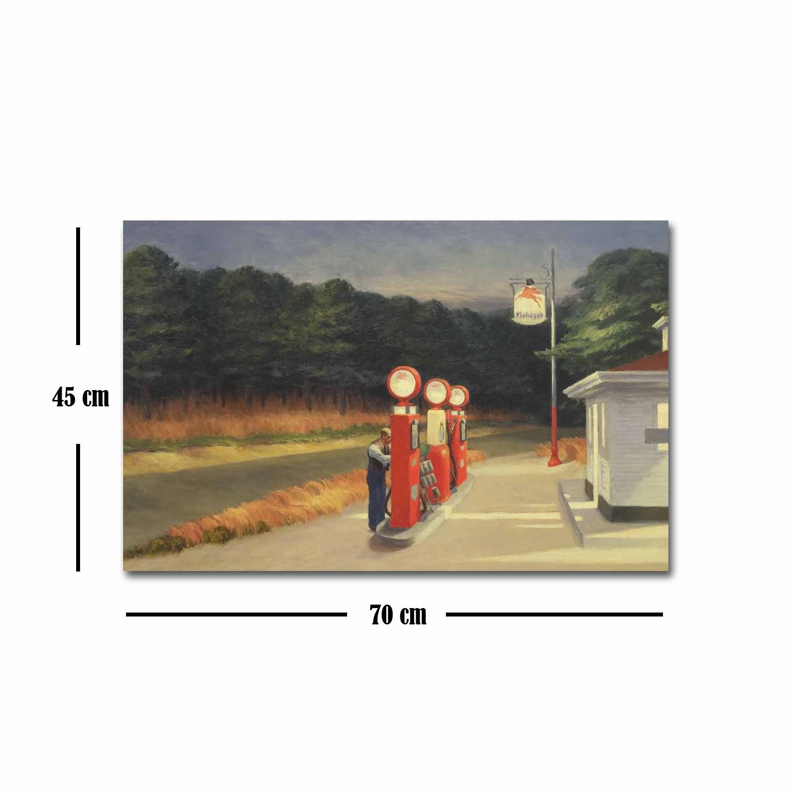 Quadro Tela Decorativa Multicolor 45x70 cm – Suede 100% com Moldura de Madeira 3 cm (FAMOUSART-052)