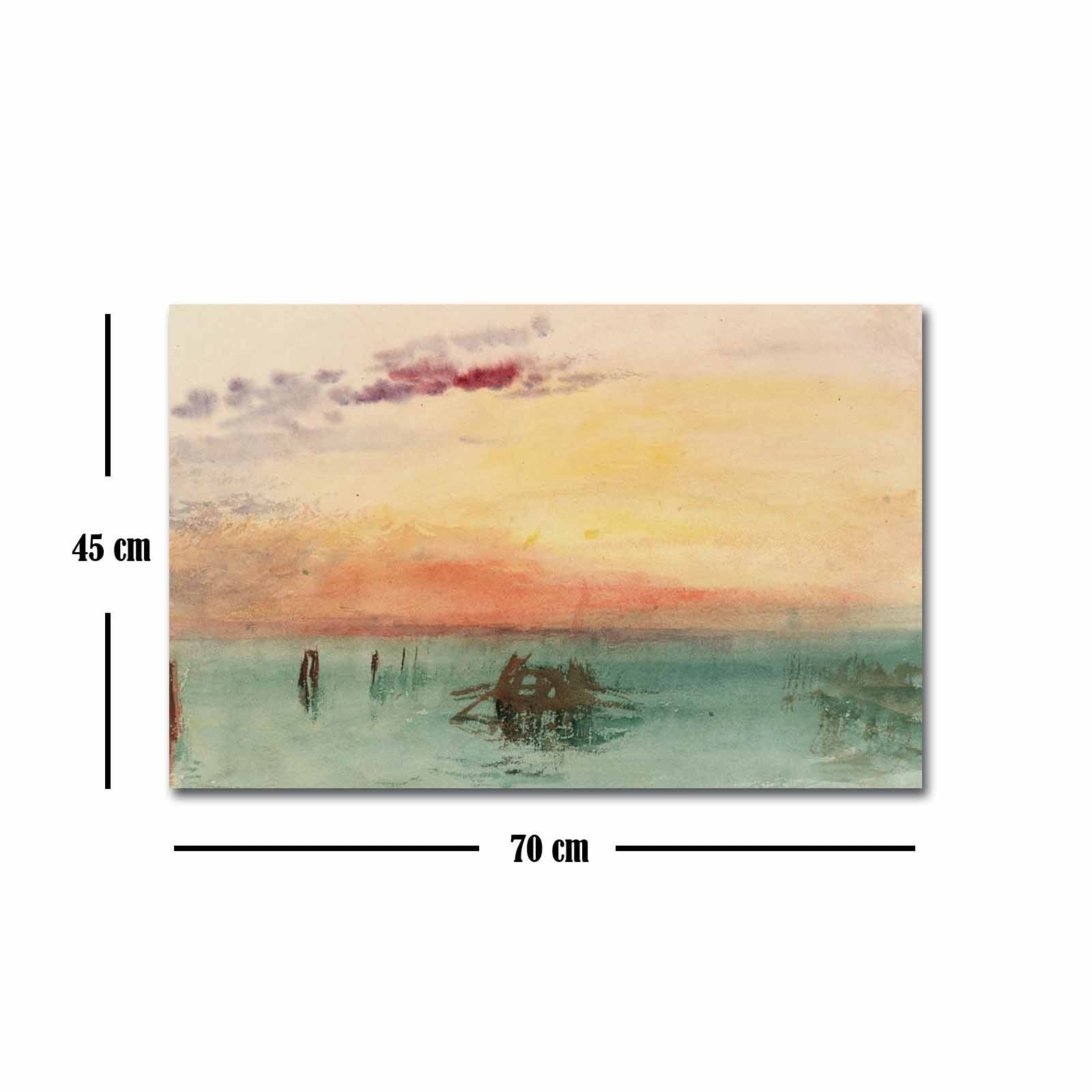 Tela Decorativa Multicolor FAMOUSART-056 45x70 cm em Camurça 100% com Moldura de Madeira (3 cm) | Ref. 249CVT1446